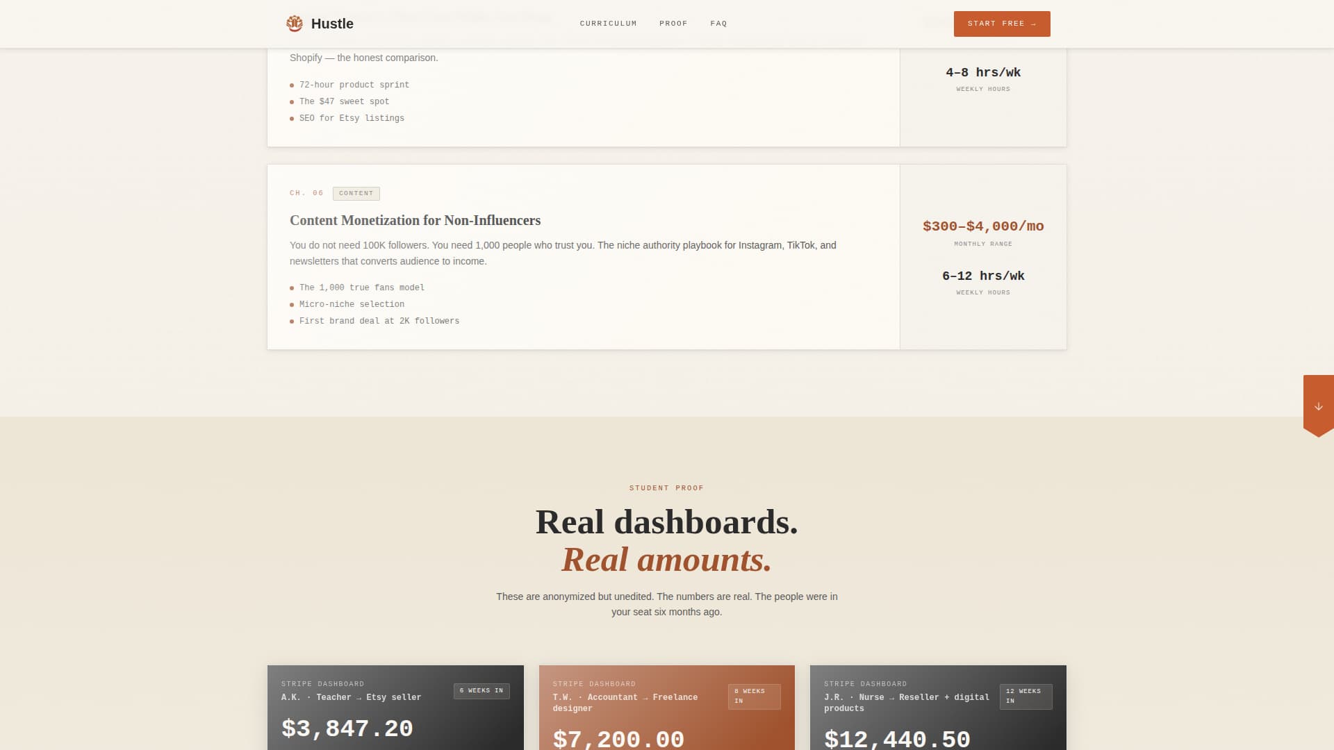 Hustle - Bold Gig Economy Landing Page Template