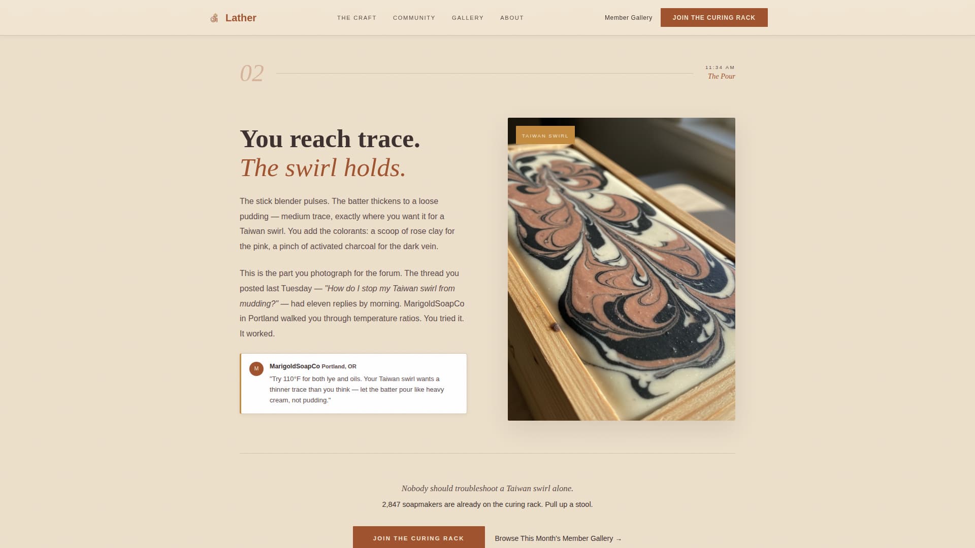 Suds — Artisan Craft Soap Landing Page Template