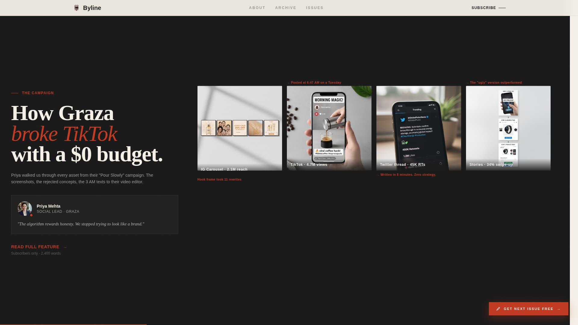 Social Media Marketing Newsletter Blog Website Template