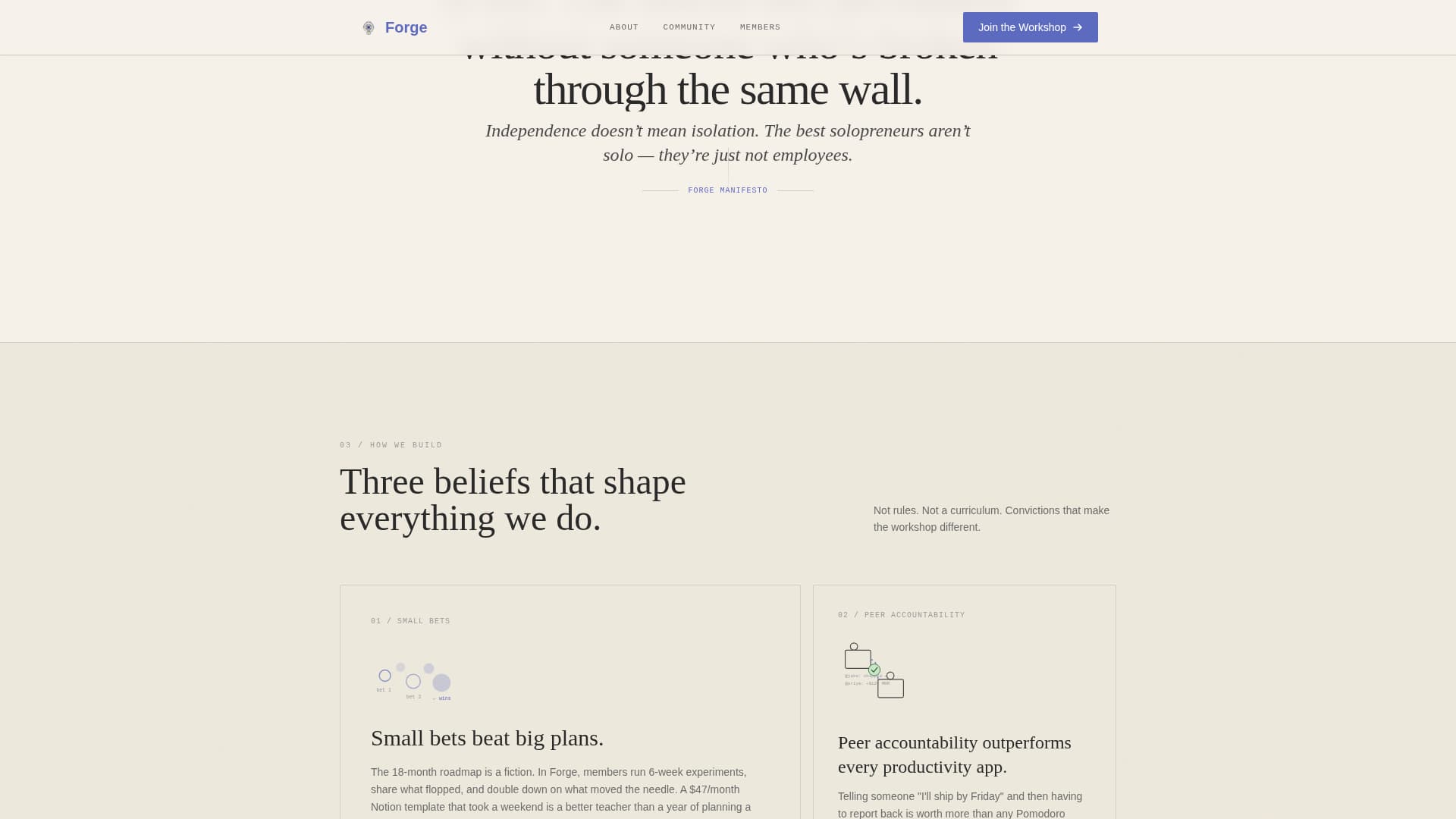 Solopreneur & Indie Maker Content Advanced Blog Website Template
