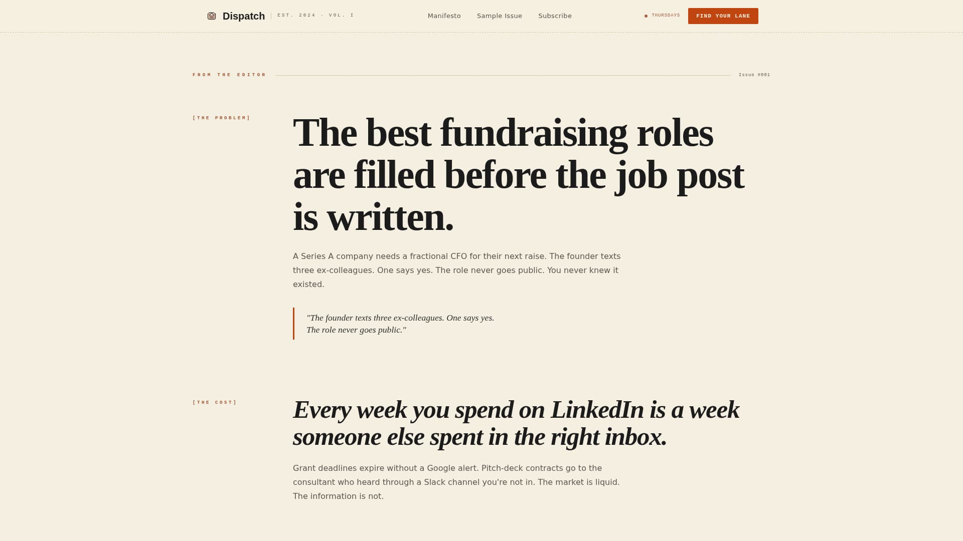 Startup Fundraising Newsletter Complete Blog Website Template