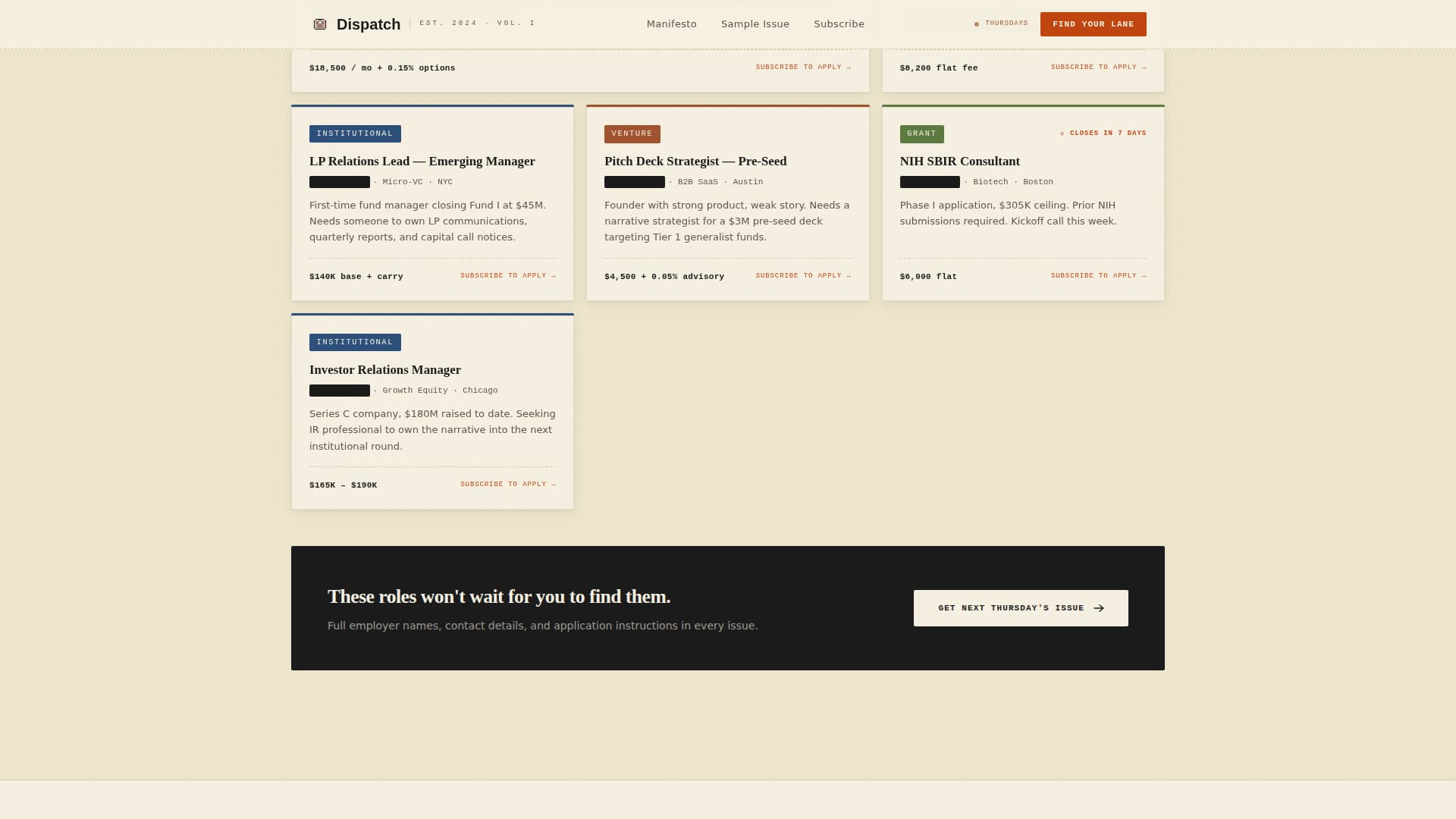 Startup Fundraising Newsletter Complete Blog Website Template