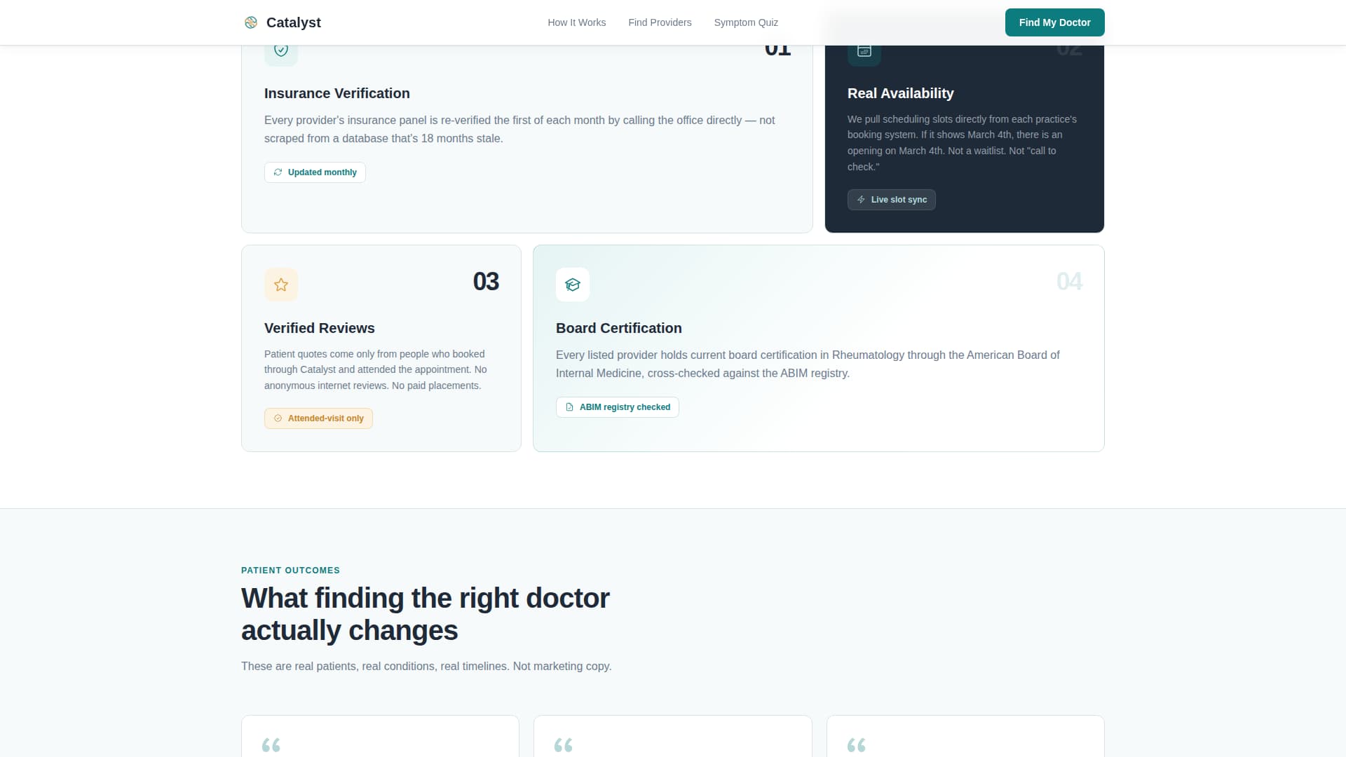Rheumatologist Advanced Booking Website Template