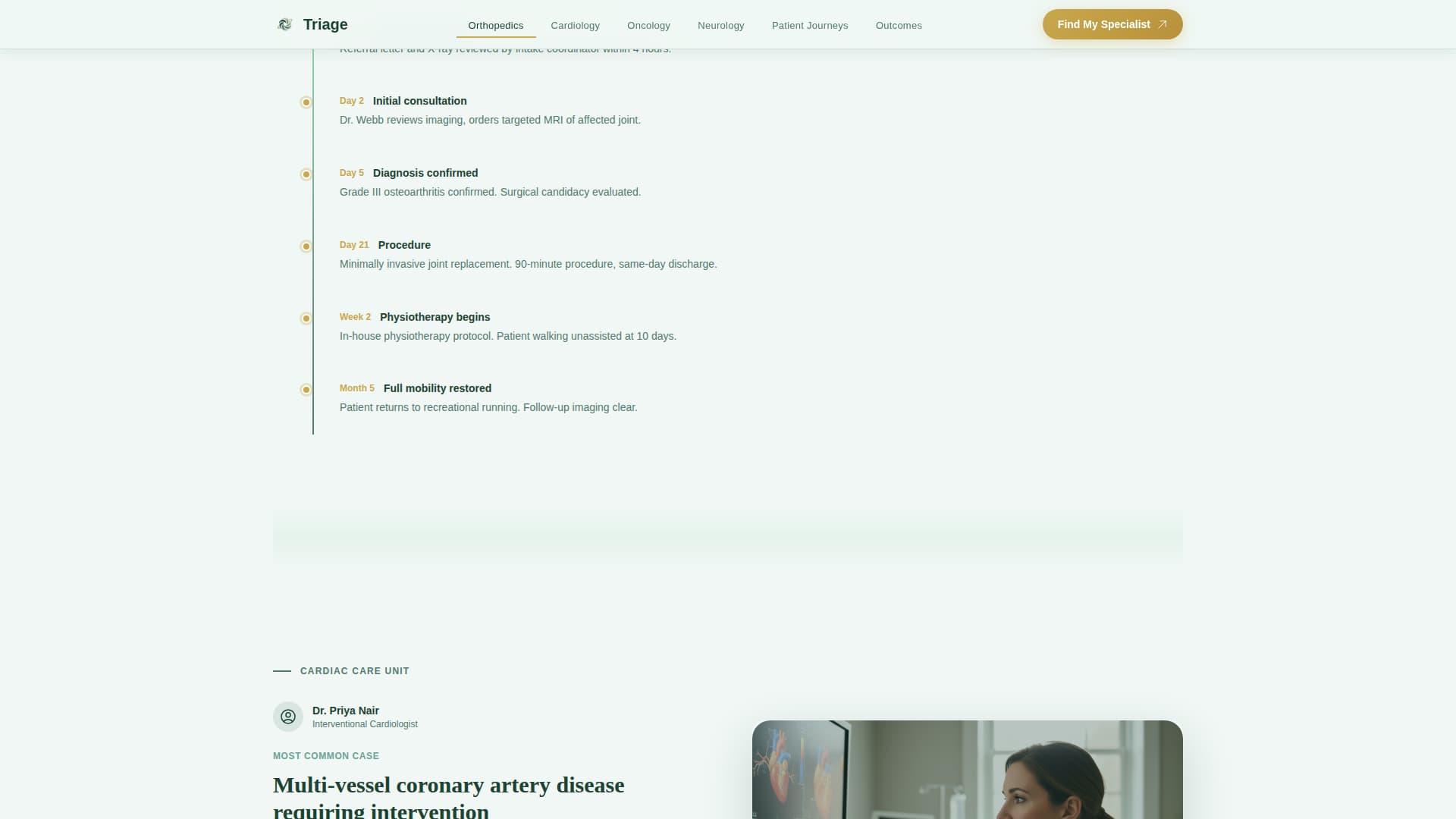 Specialty - Modern Hospital Landing Page Template