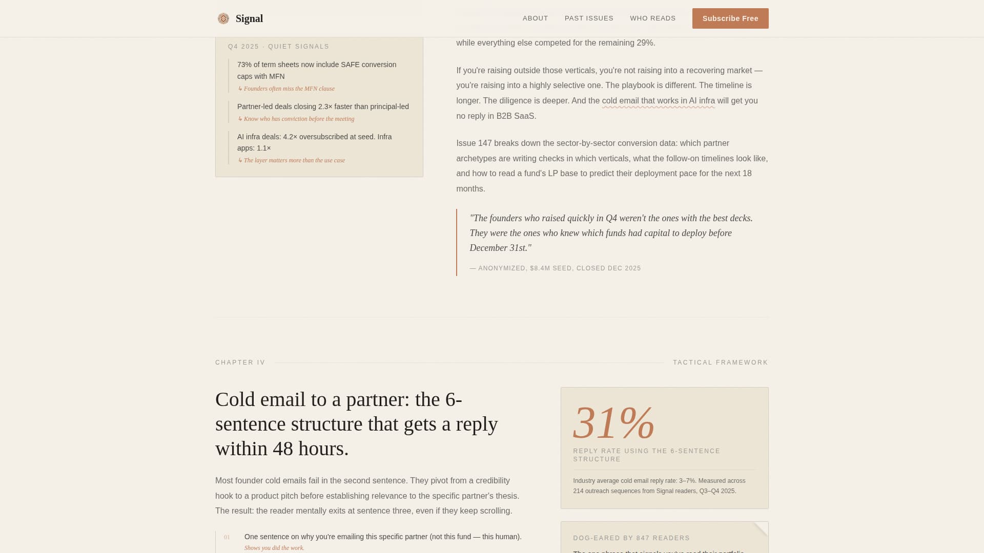 Startup Fundraising Newsletter Booking Website Template
