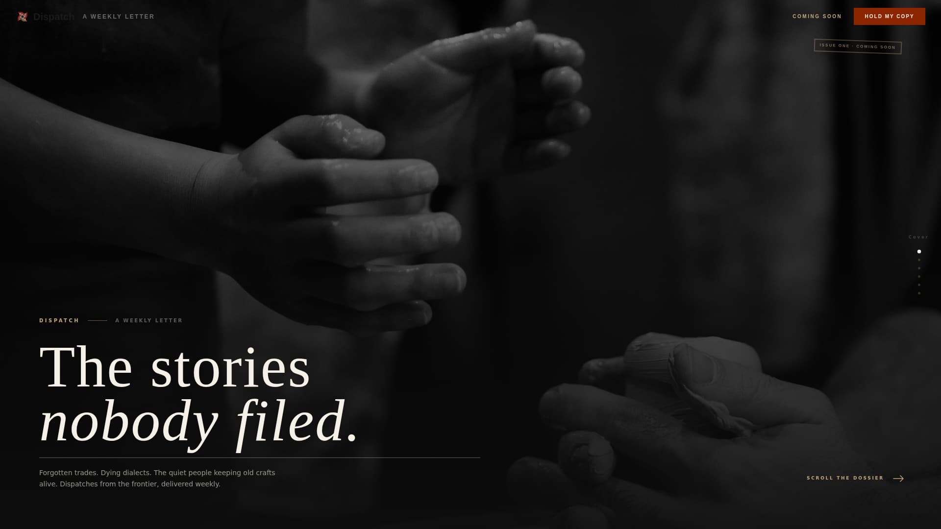 Newsletter & Publication Blog Website Template