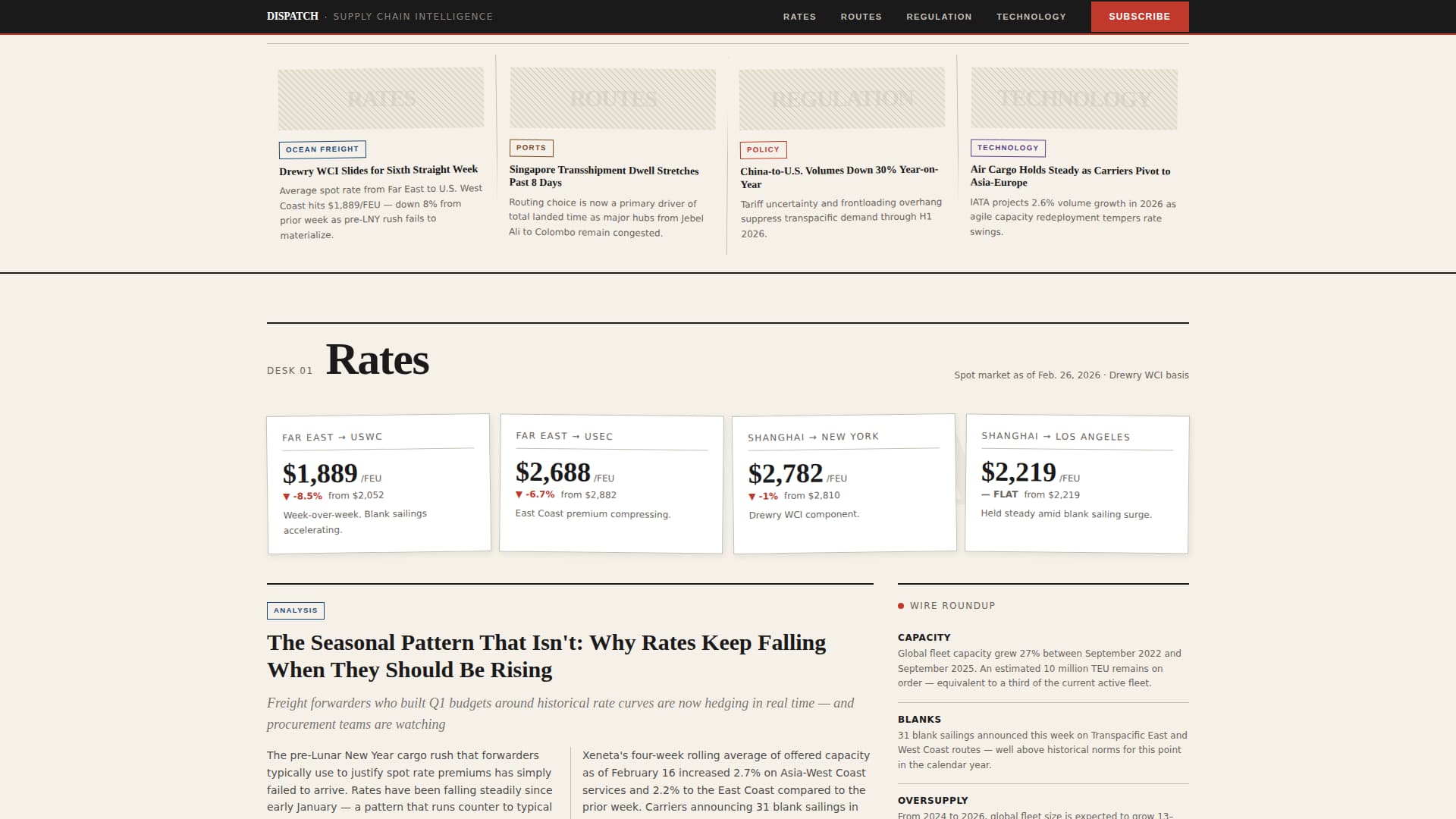 Dispatch — Trusted Fleet-Management Landing Page Template