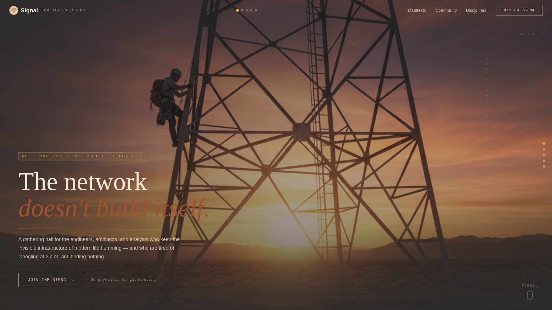 Telecommunications Blog & Media Reviews Website Template