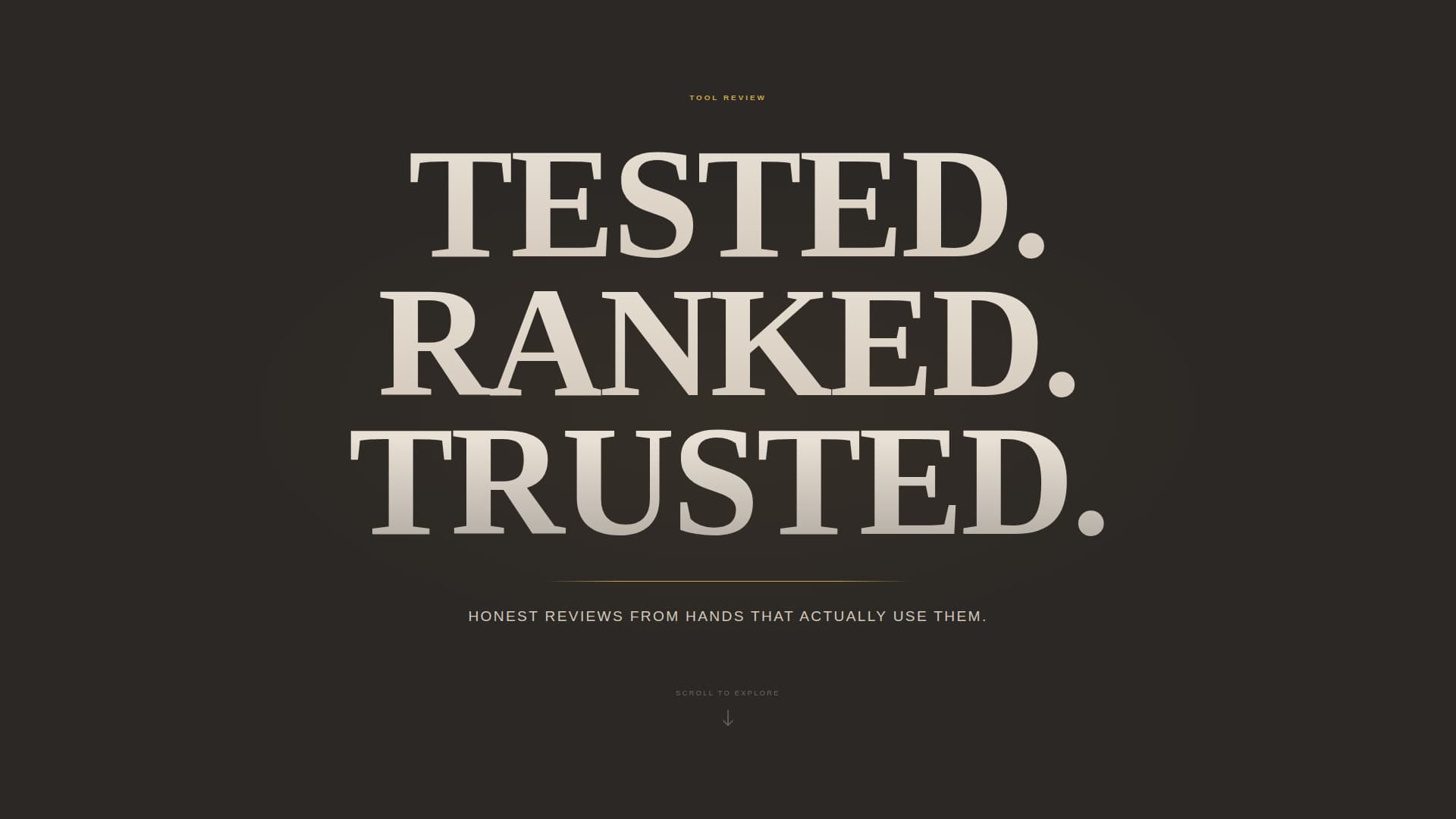 Benchmark - Trusted Toolreview Landing Page Template