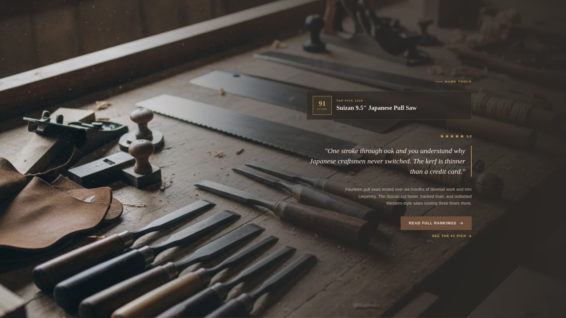 Benchmark - Trusted Toolreview Landing Page Template