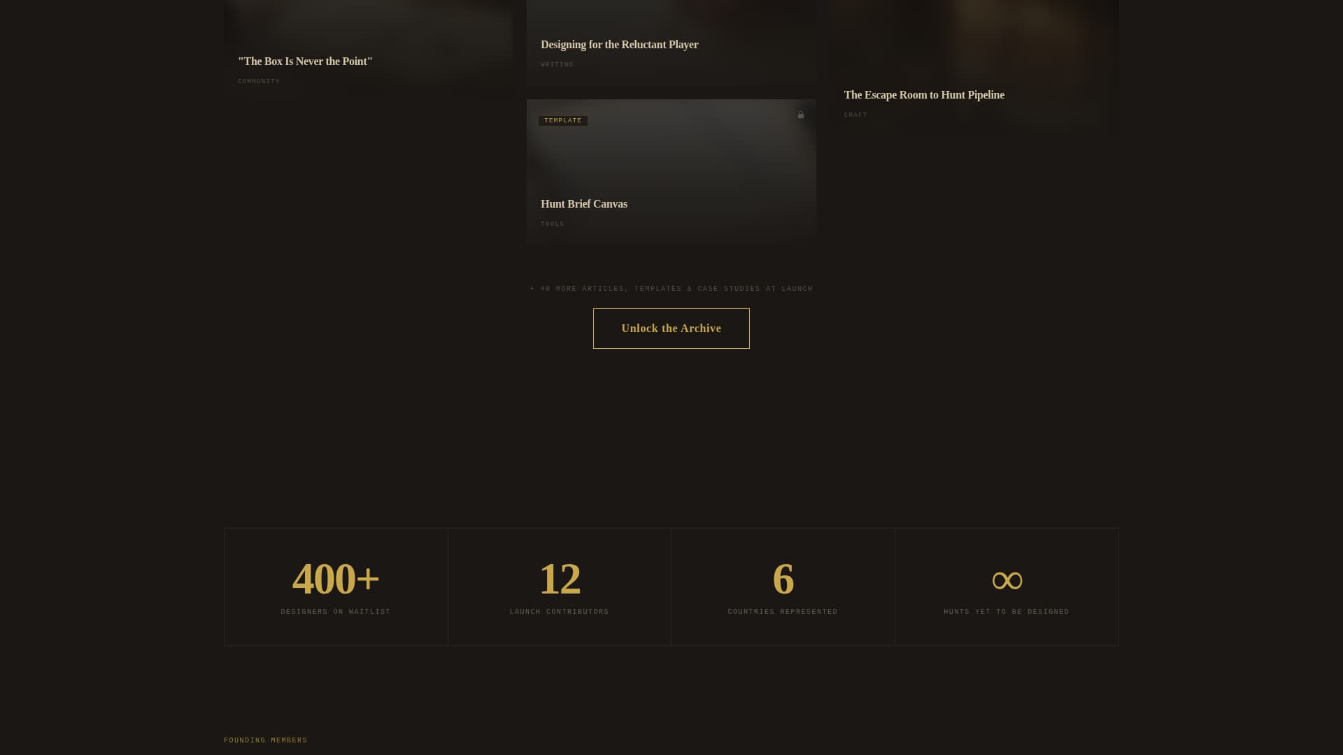 Trove - Captivating Treasurehunt Landing Page Template