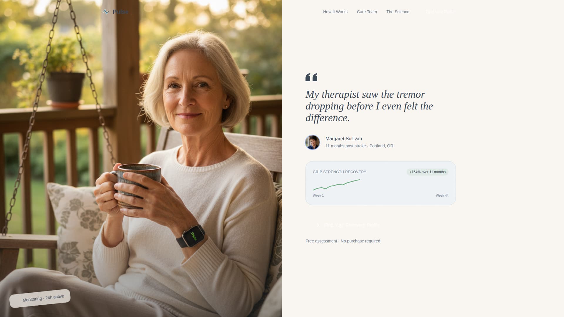 Pulse - Restorative Strokerecovery Landing Page Template