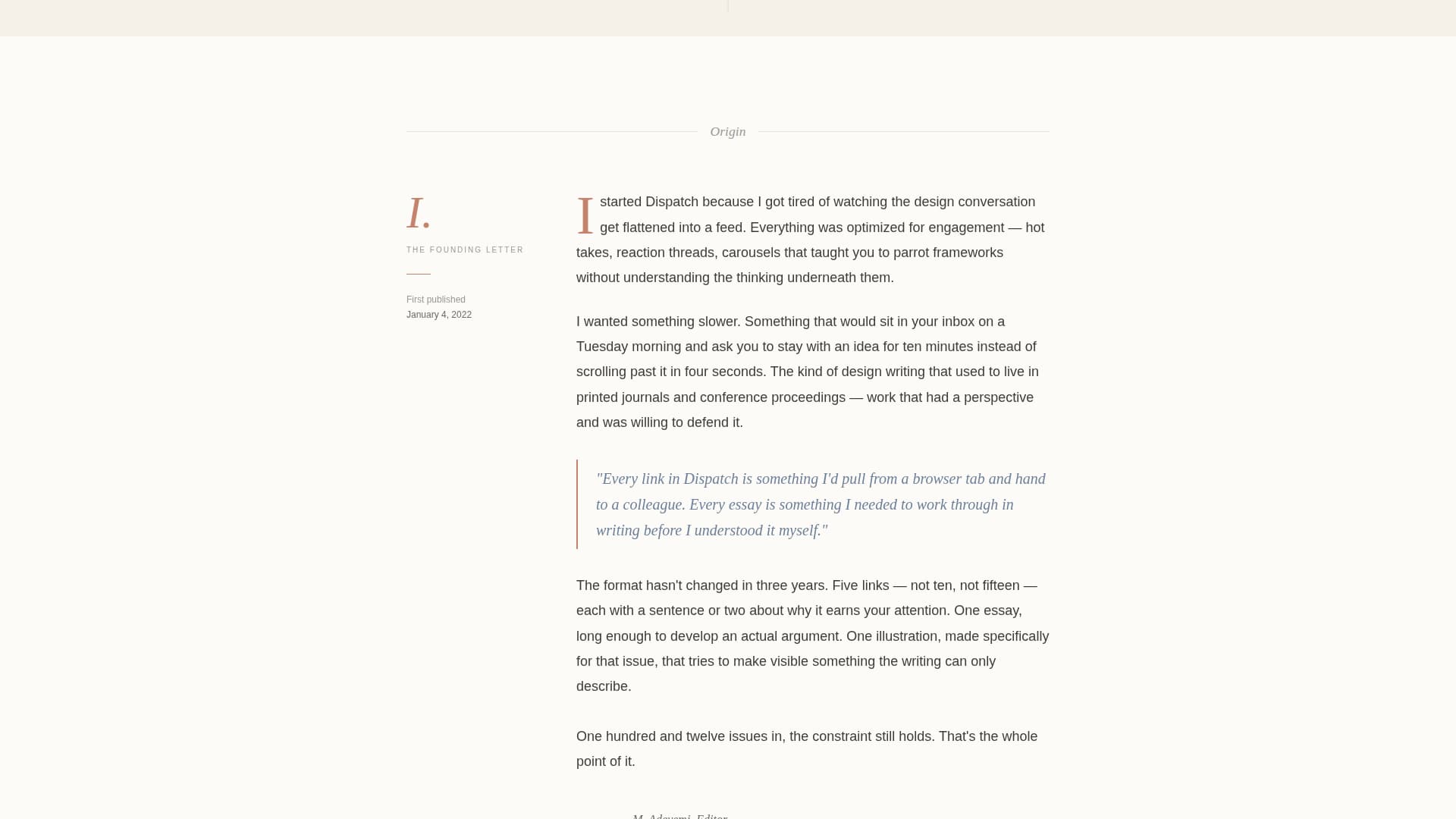 UX & Design Newsletter Blog Website Template