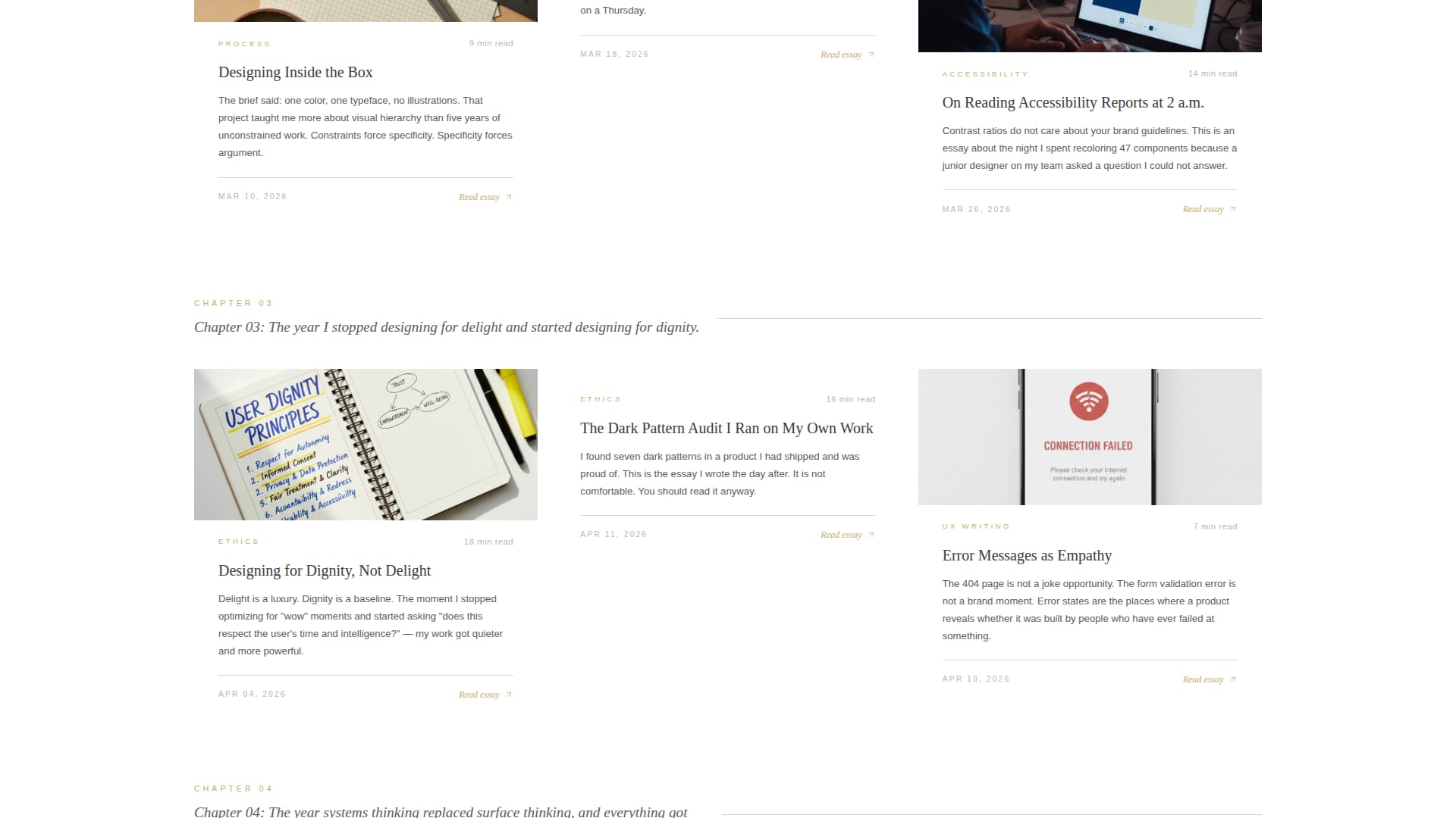 Art & Design Blog Booking Website Template