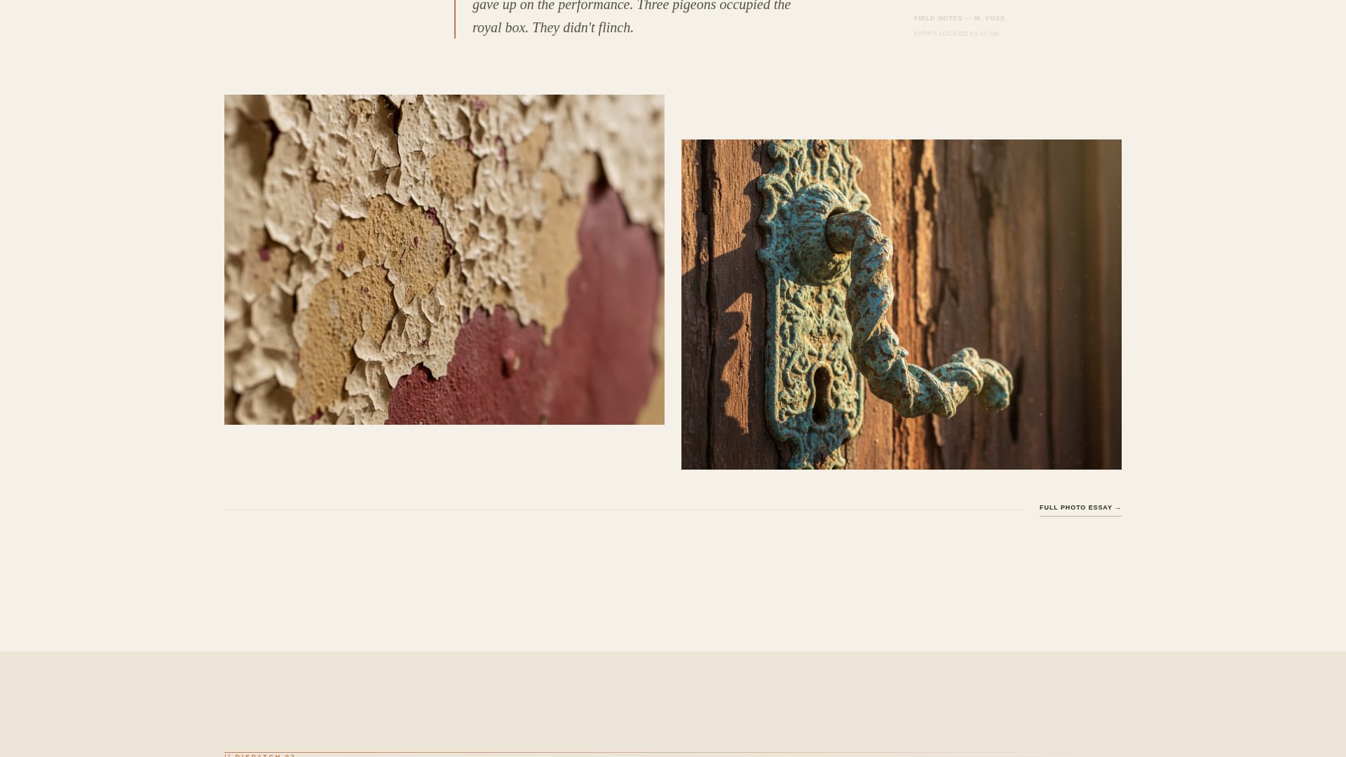 Breach - Evocative Urbex Landing Page Template