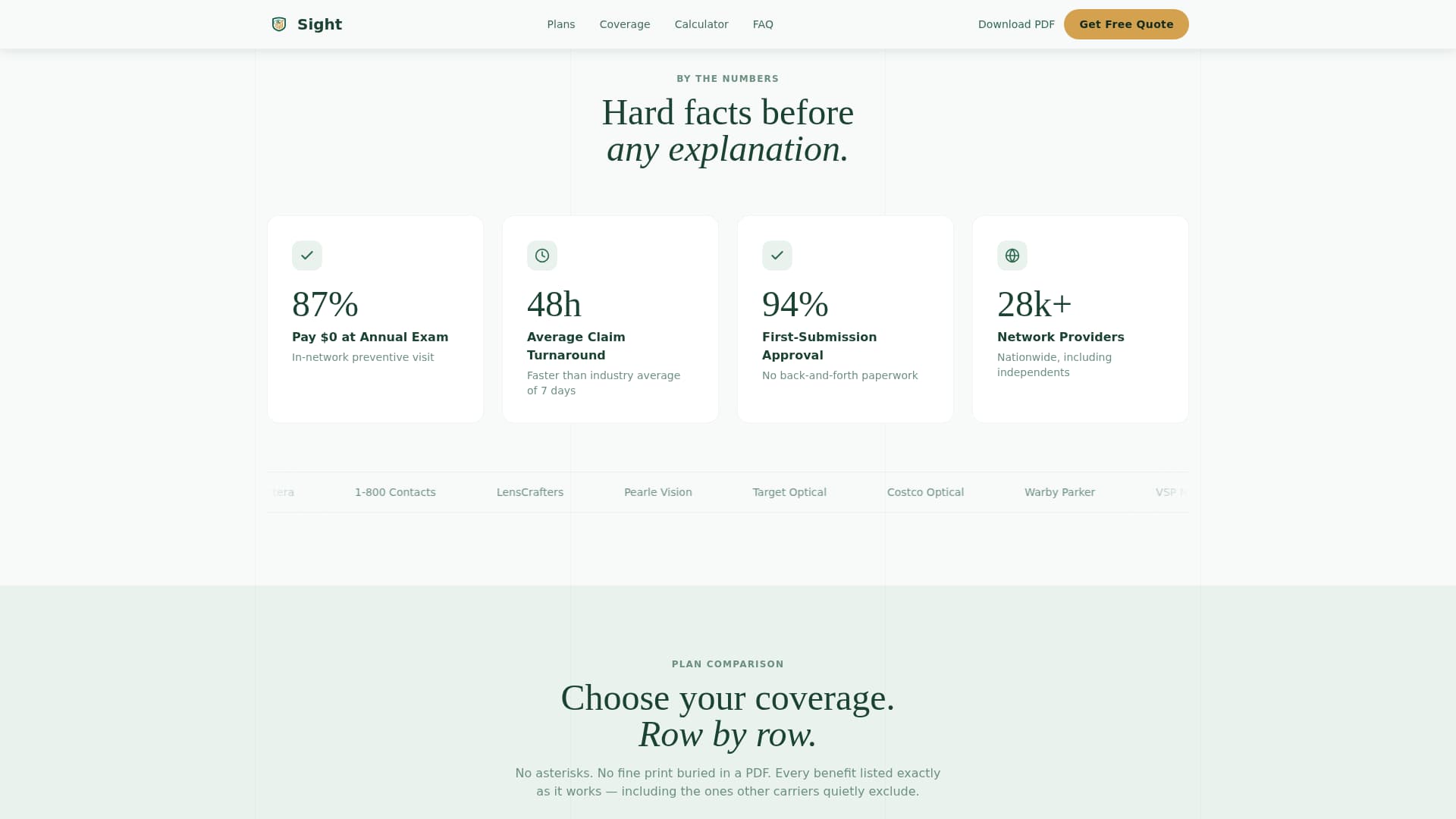 Vision - Modern Insurance Landing Page Template