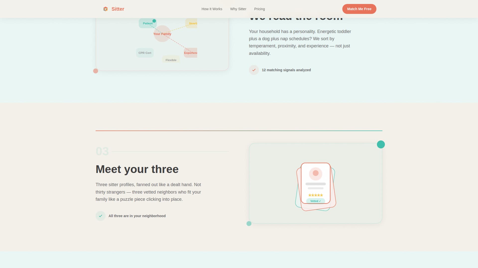 Sitter - Trusted Babysitting Landing Page Template