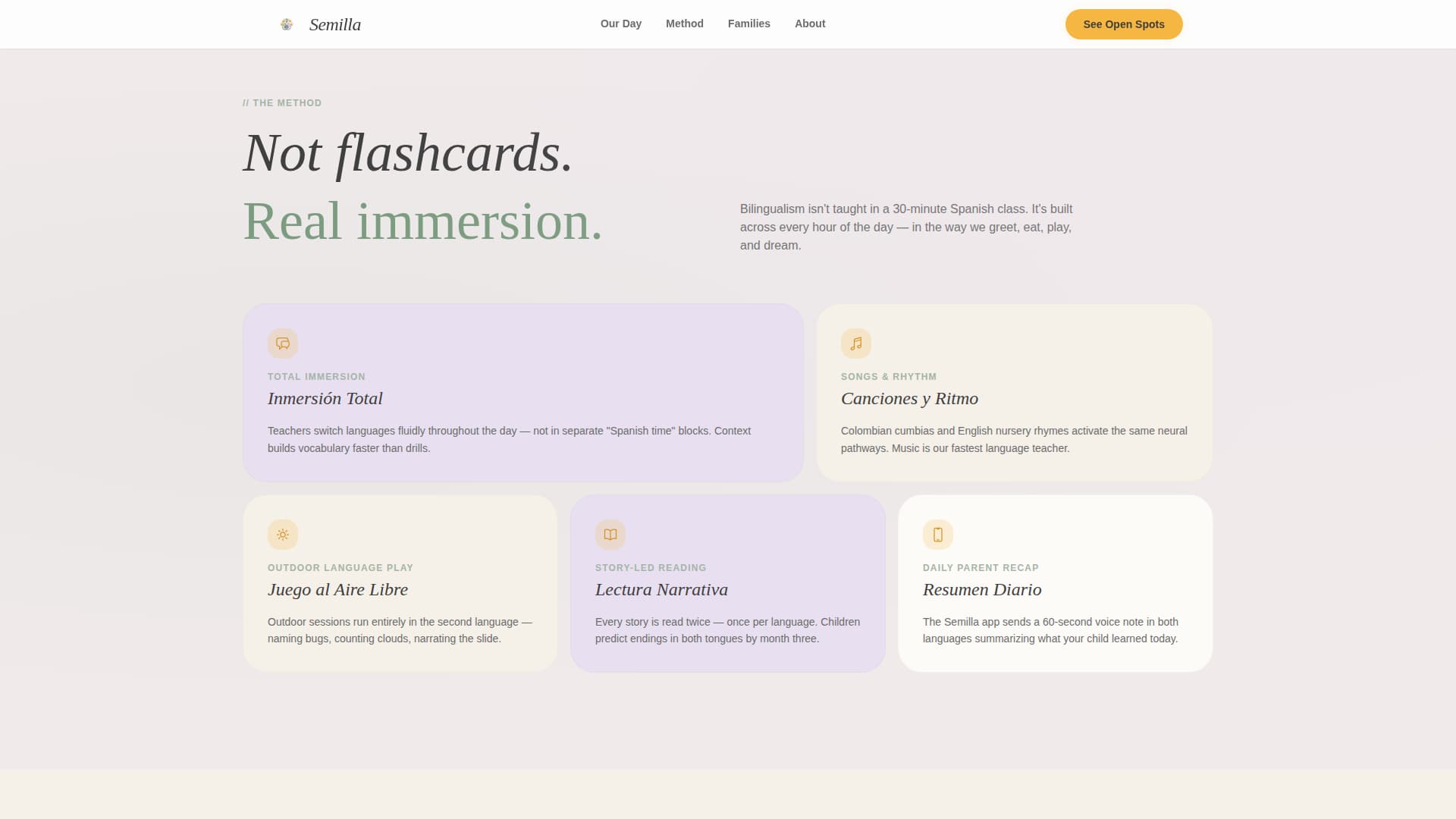 Bilingual - Premium Daycare Landing Page Template