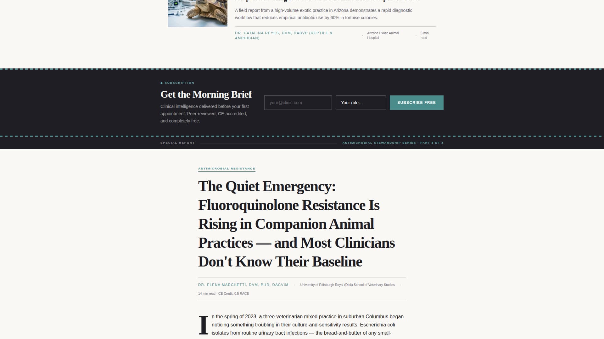 Rounds — Trusted Animal-Medicine Landing Page Template