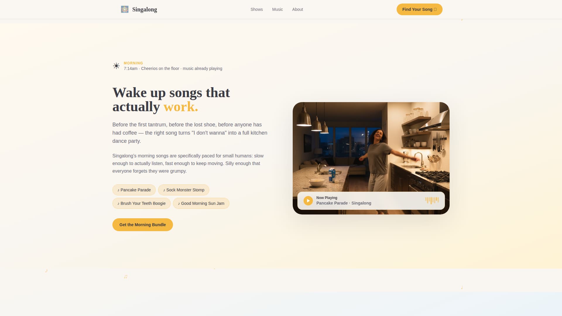 Kids Entertainment & Media Specialist Booking Website Template