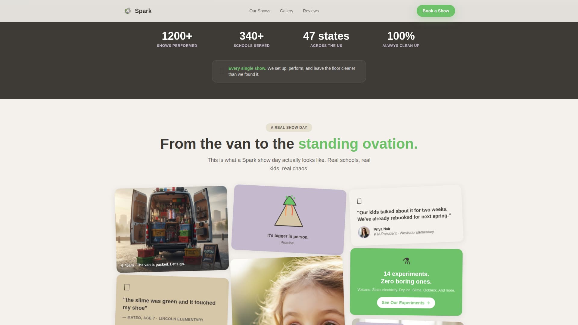 Kids Entertainment & Media Complete Booking Website Template