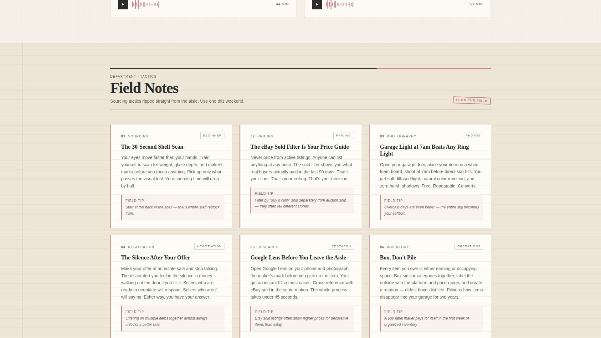 Flip - Editorial Vintageflipping Landing Page Template