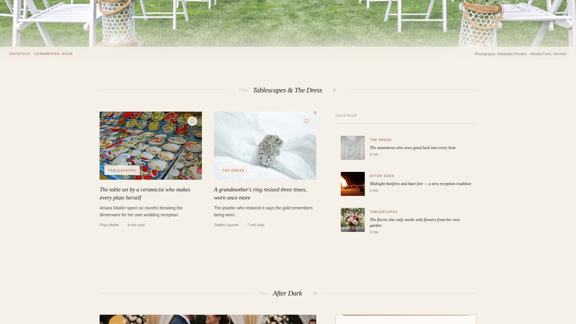 Chronicle - Elegant Wedding Landing Page Template
