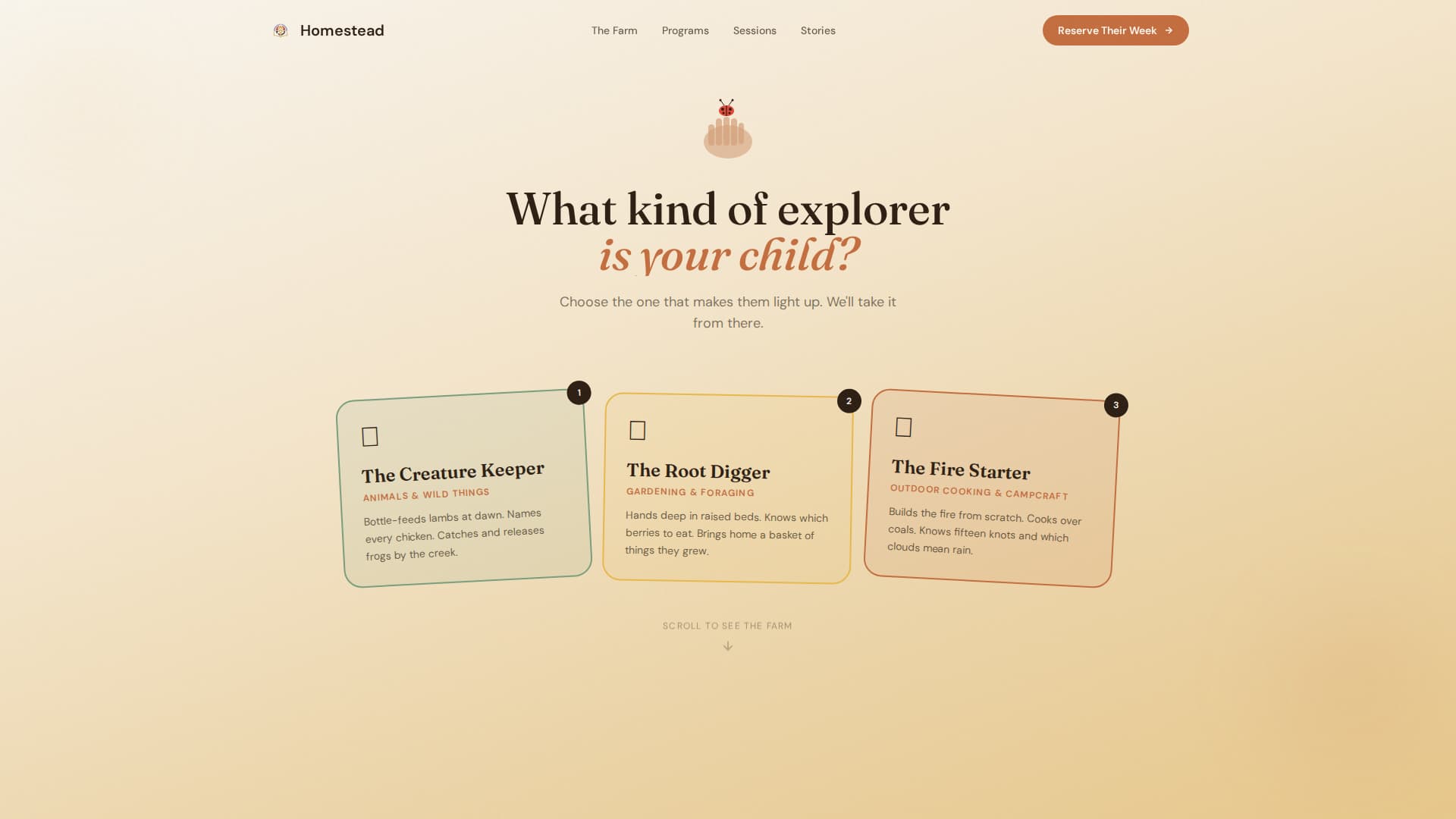 Summer Camp & Outdoor Program Booking Website Template