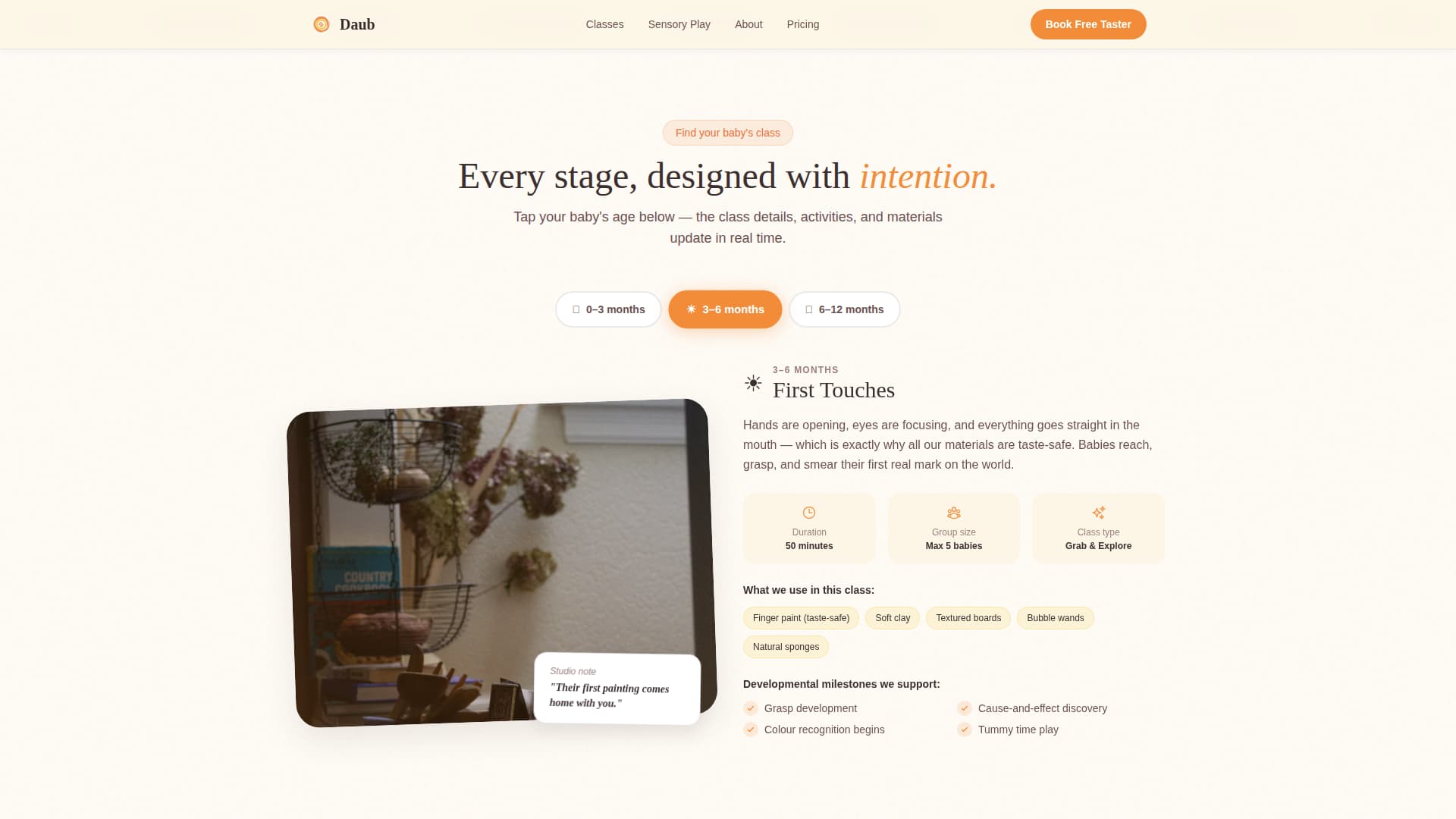 Infant - High-Converting 01 Landing Page Template