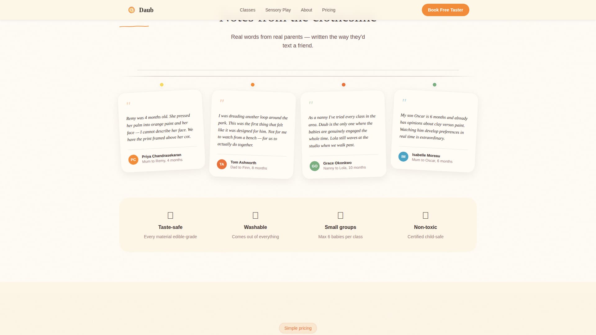 Infant - High-Converting 01 Landing Page Template
