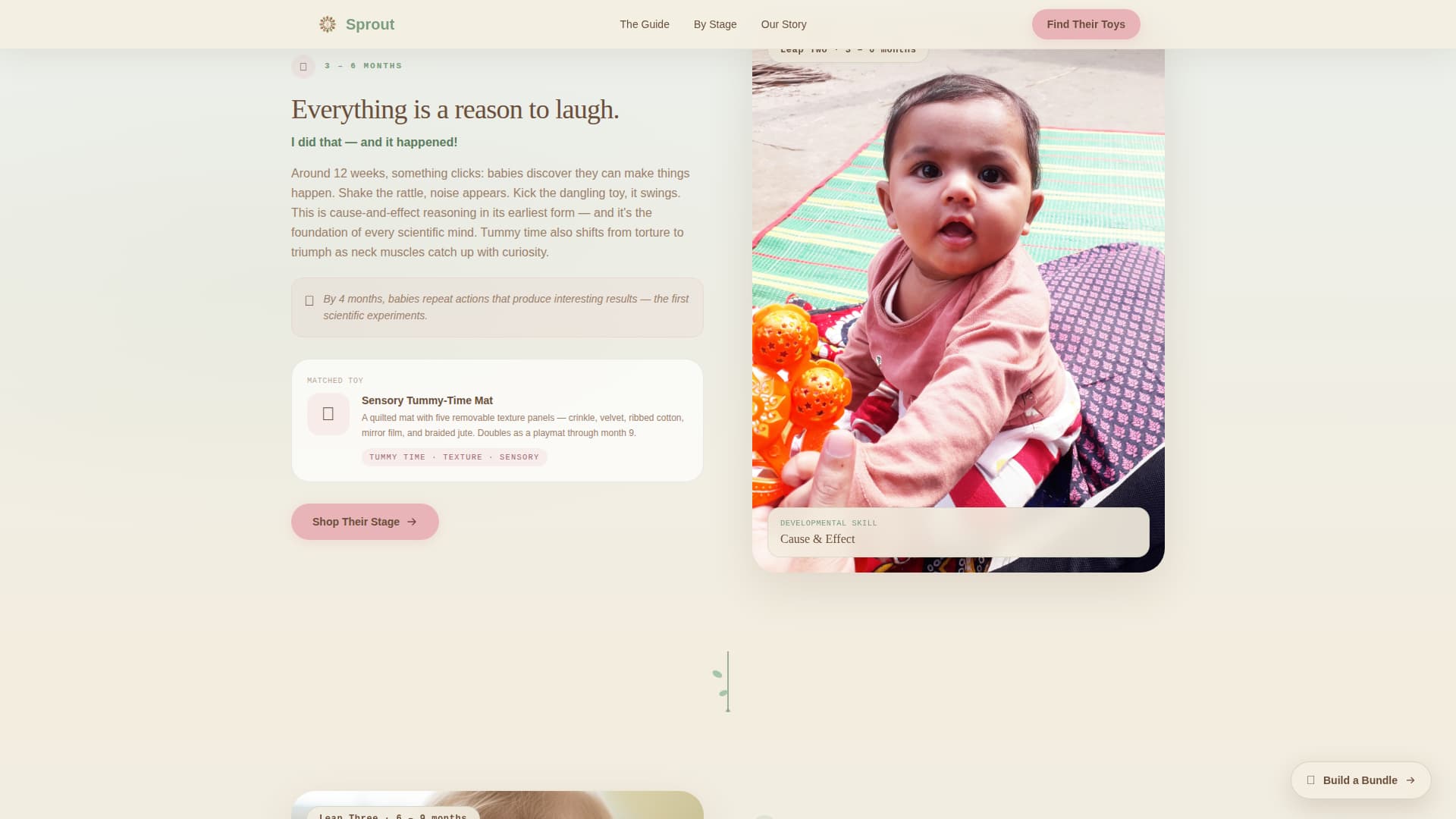 Infant (0-1) Products & Advanced Professional Website Template