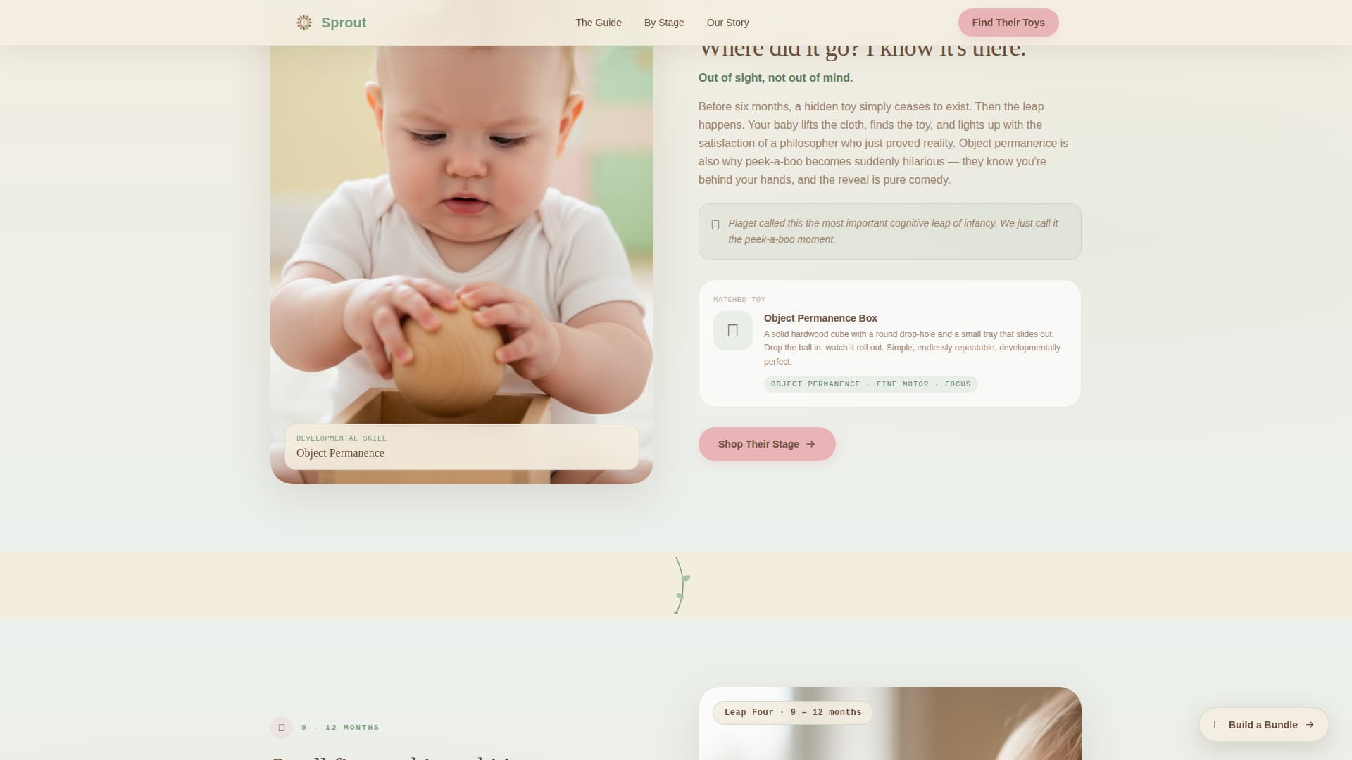 Infant (0-1) Products & Advanced Professional Website Template