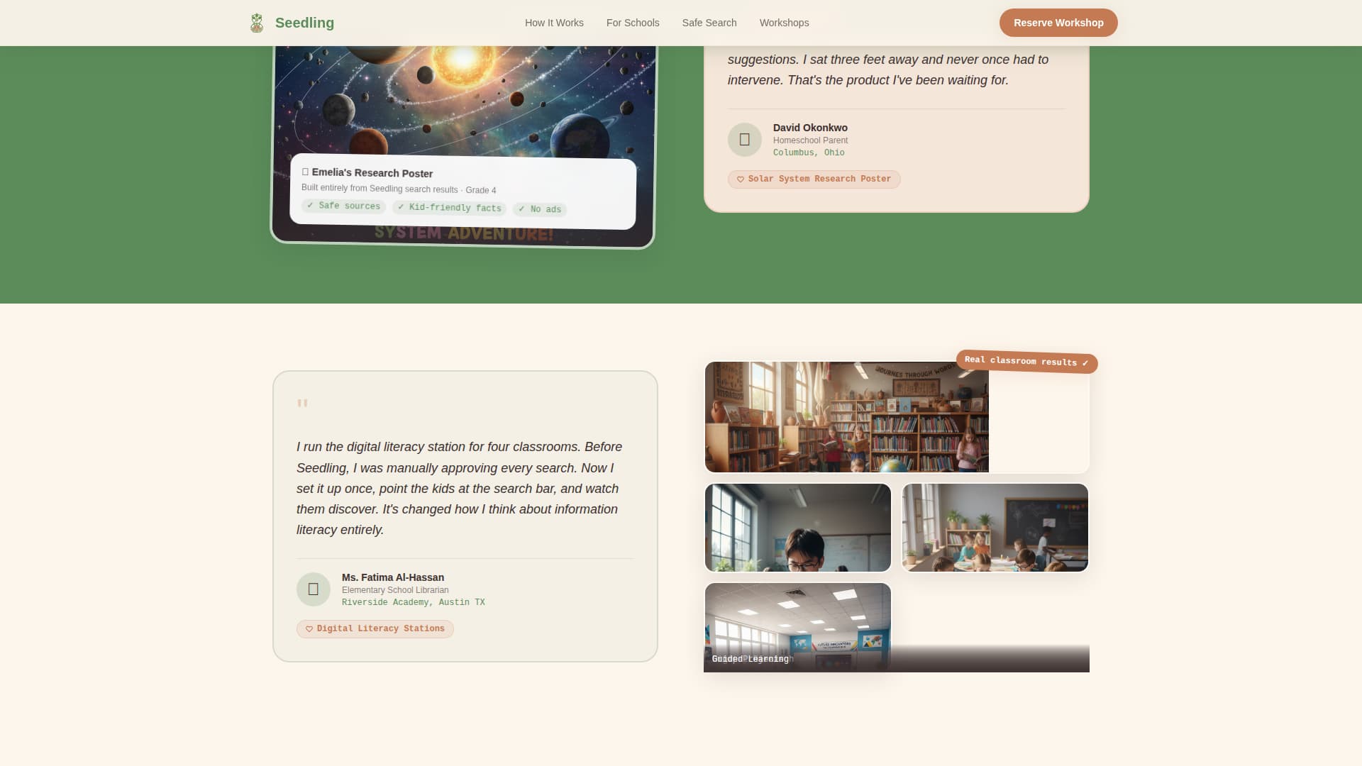 KidFriendly - Premium Search Landing Page Template