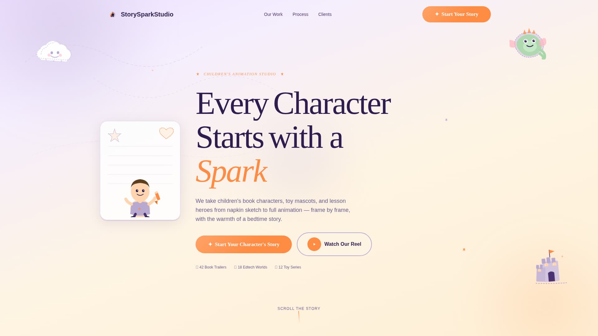 Kids Entertainment & Media Premium Booking Website Template