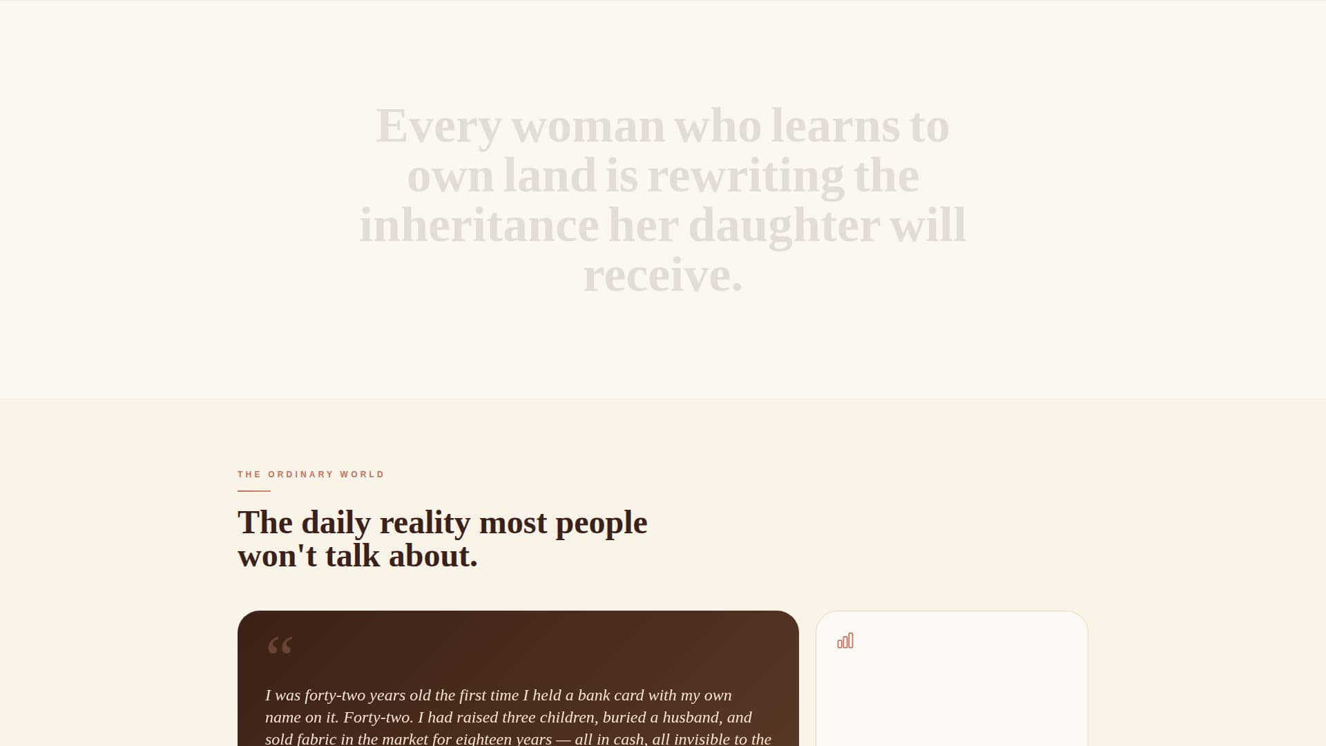 Imbokodo - Empowering African Women Landing Page Template