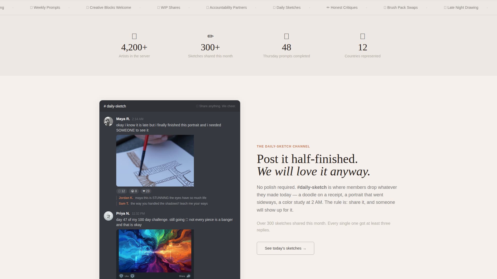 Hearth - Vibrant Artists Landing Page Template