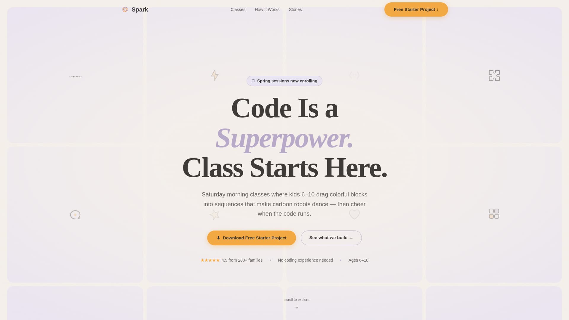 Spark - Delightful Coding Landing Page Template