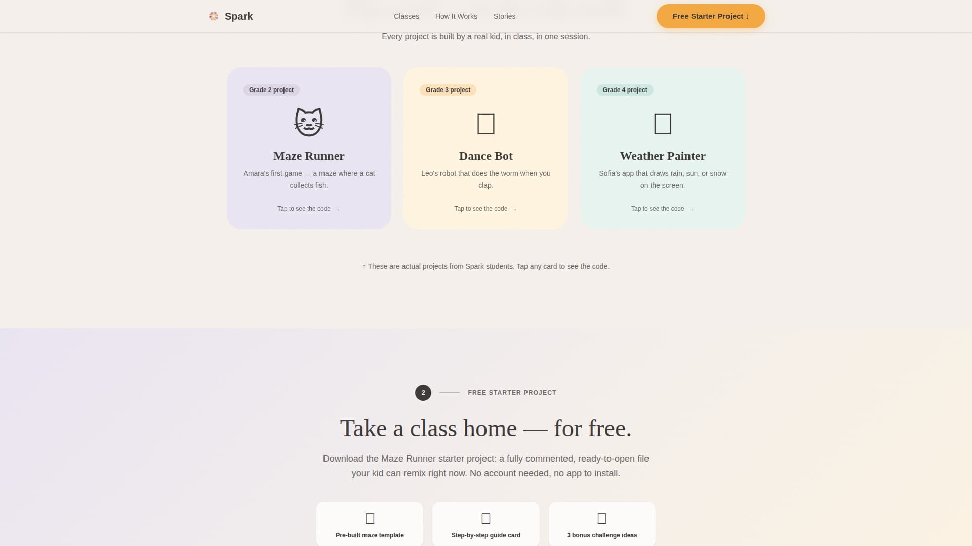 Spark - Delightful Coding Landing Page Template