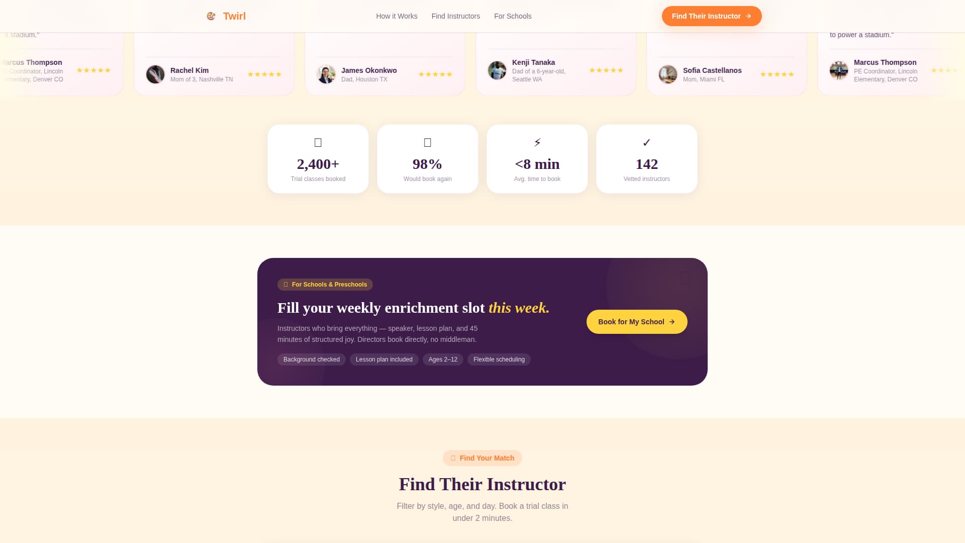 Twirl - Vibrant Dance Landing Page Template