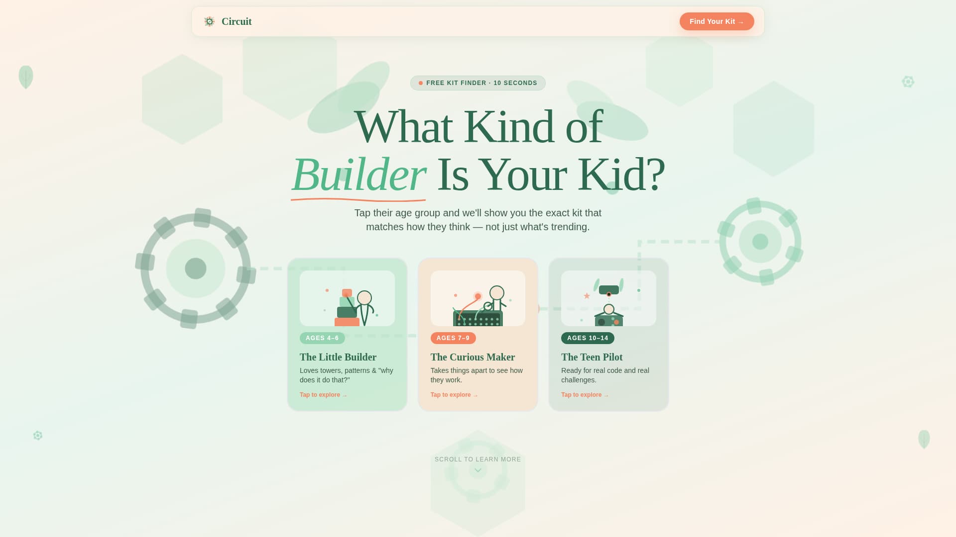 Circuit - Playful STEM Landing Page Template