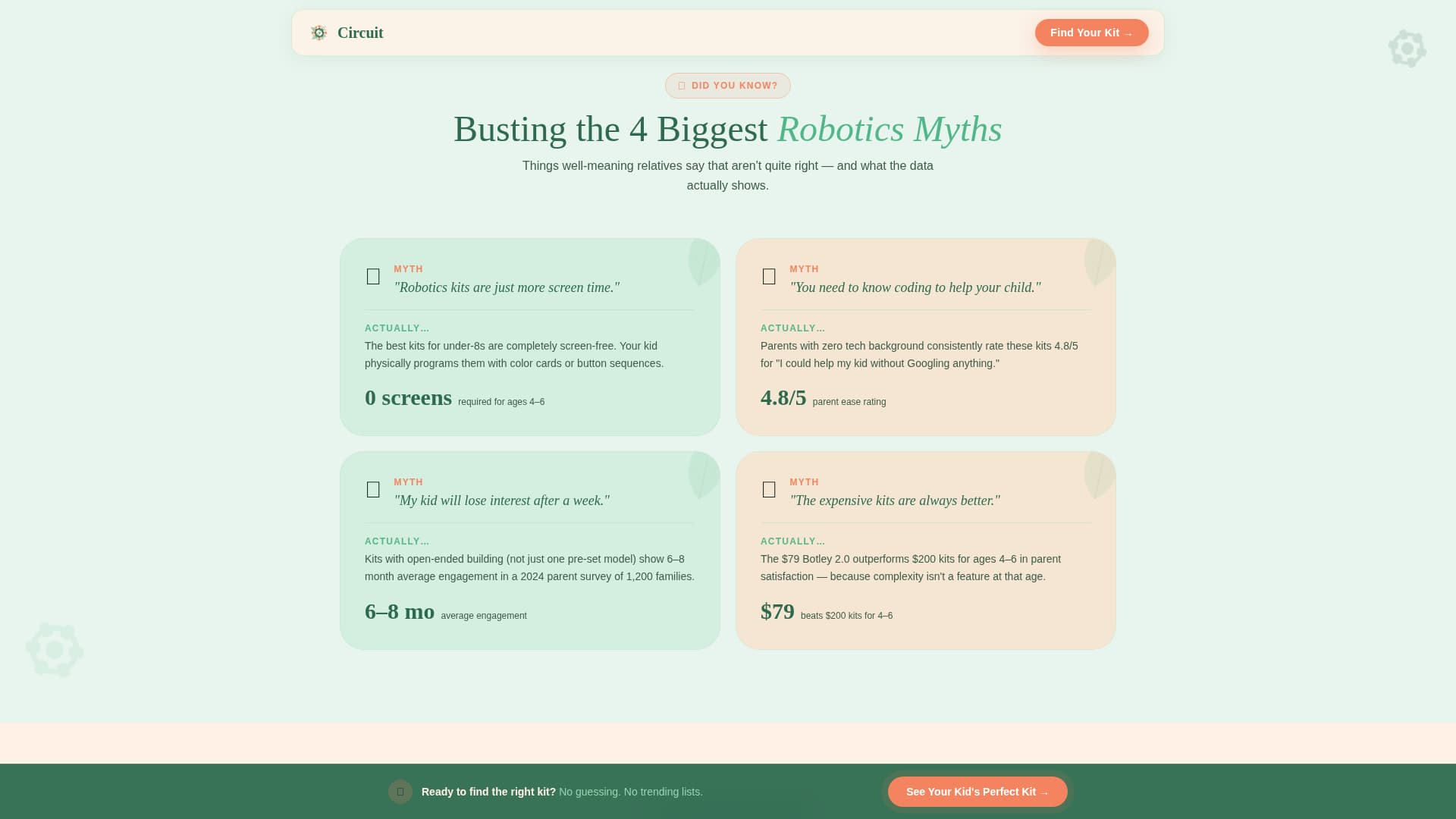 Circuit - Playful STEM Landing Page Template
