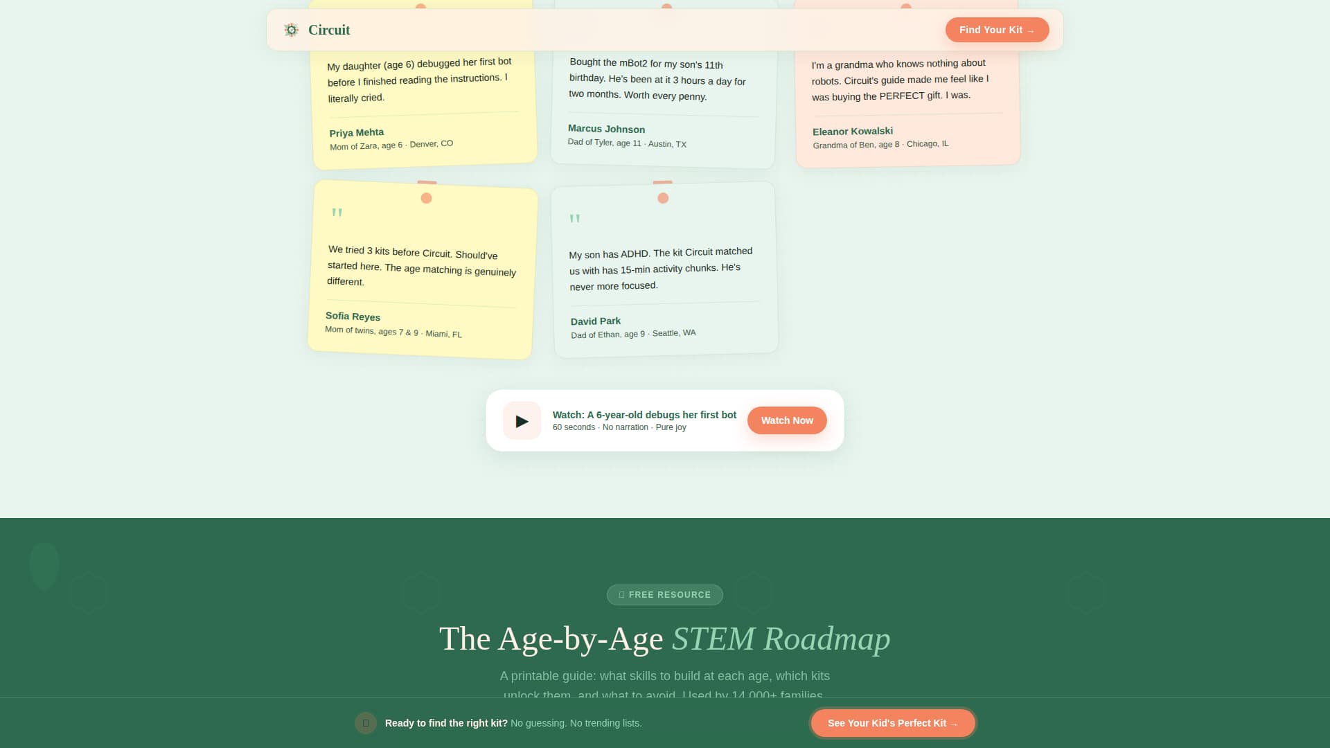 Circuit - Playful STEM Landing Page Template