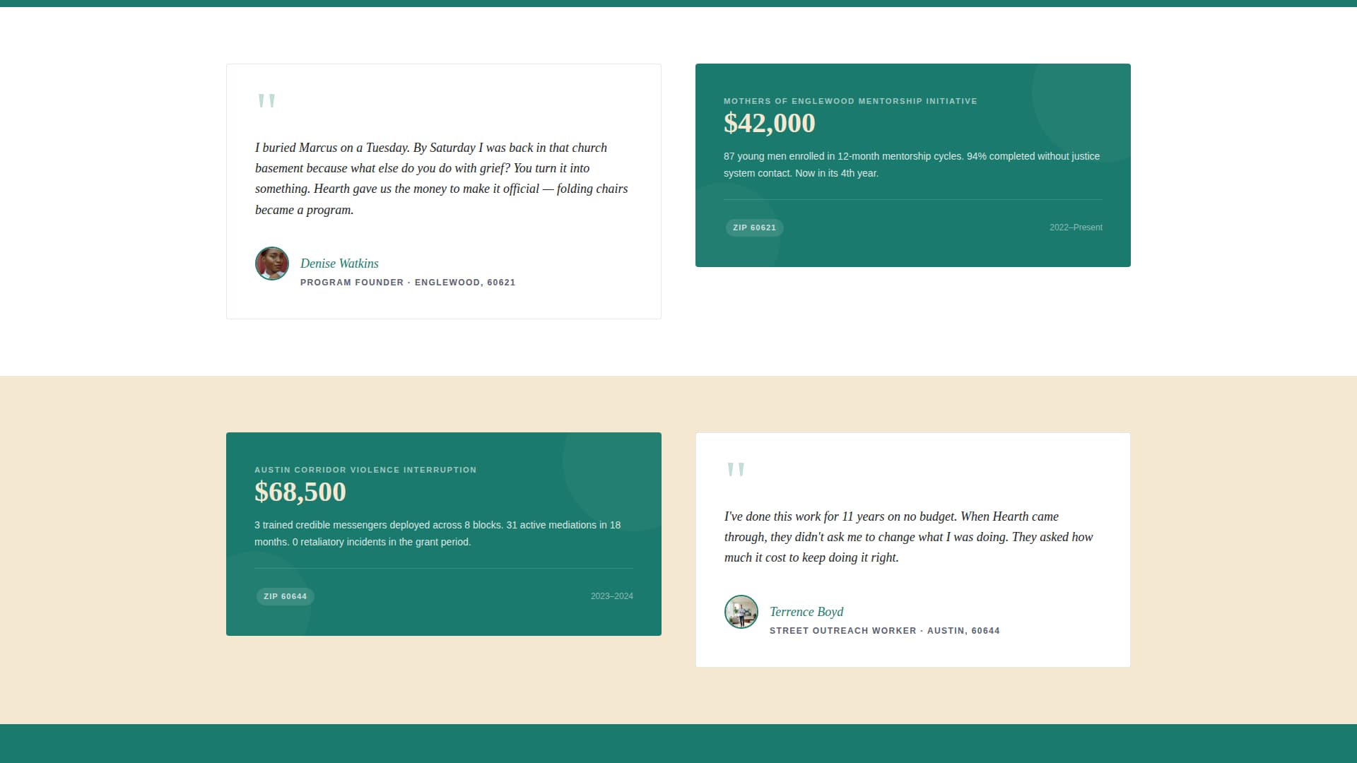 Hearth - Impactful Gunviolenceprevention Landing Page Template