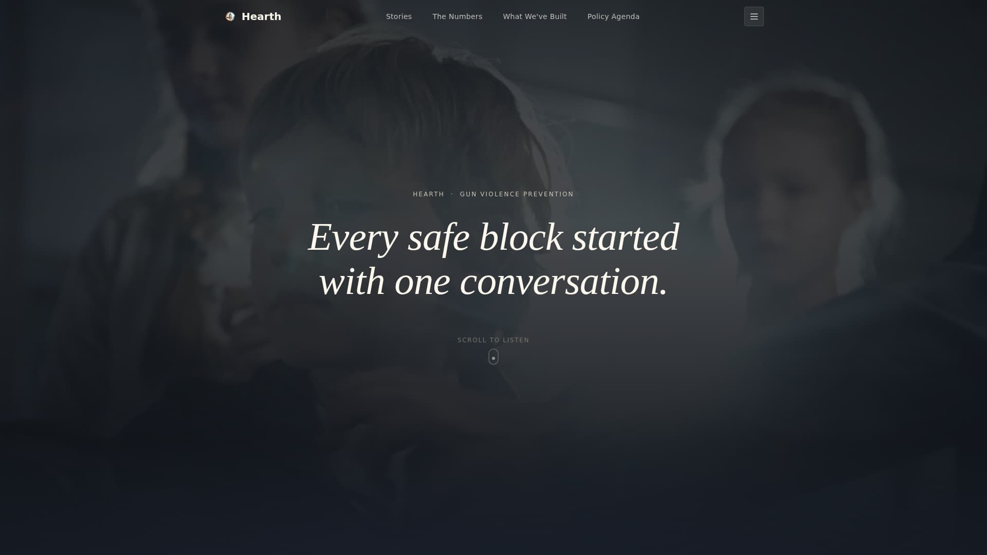 Hearth - Powerful Grassroots Landing Page Template