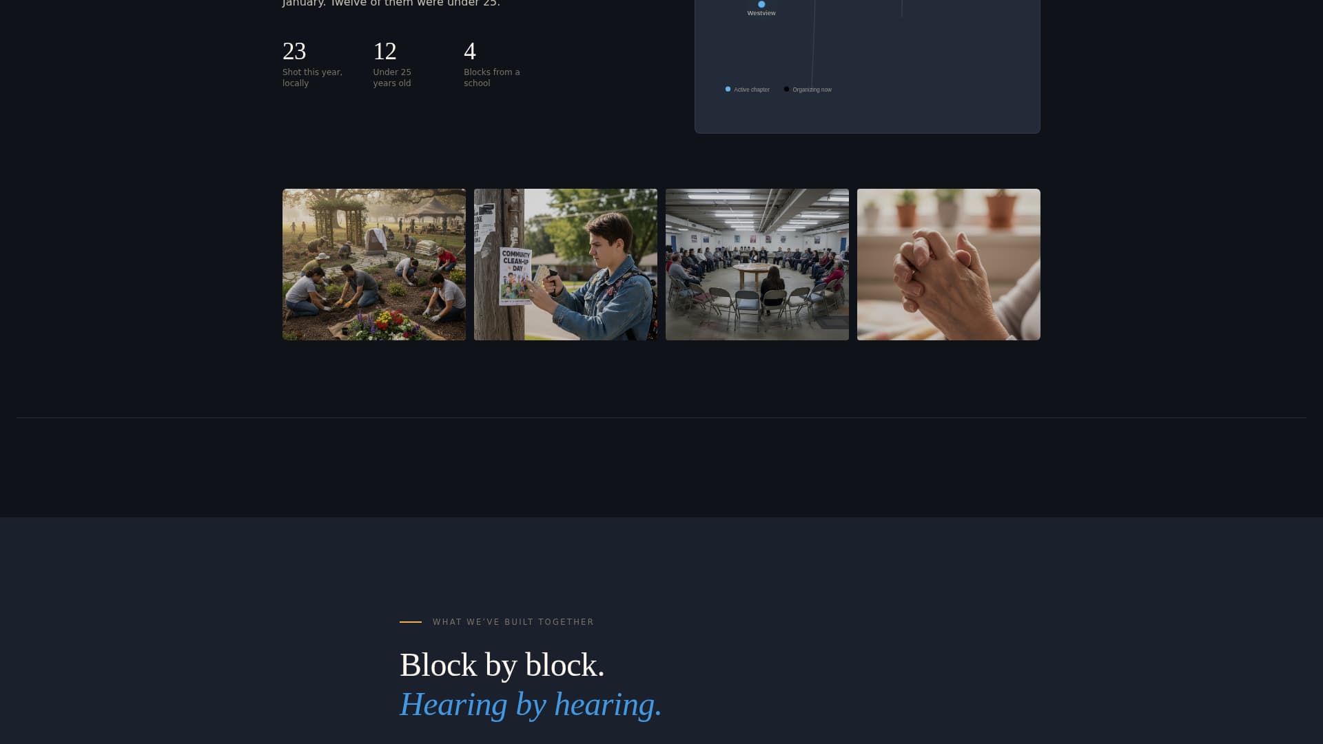 Hearth - Powerful Grassroots Landing Page Template