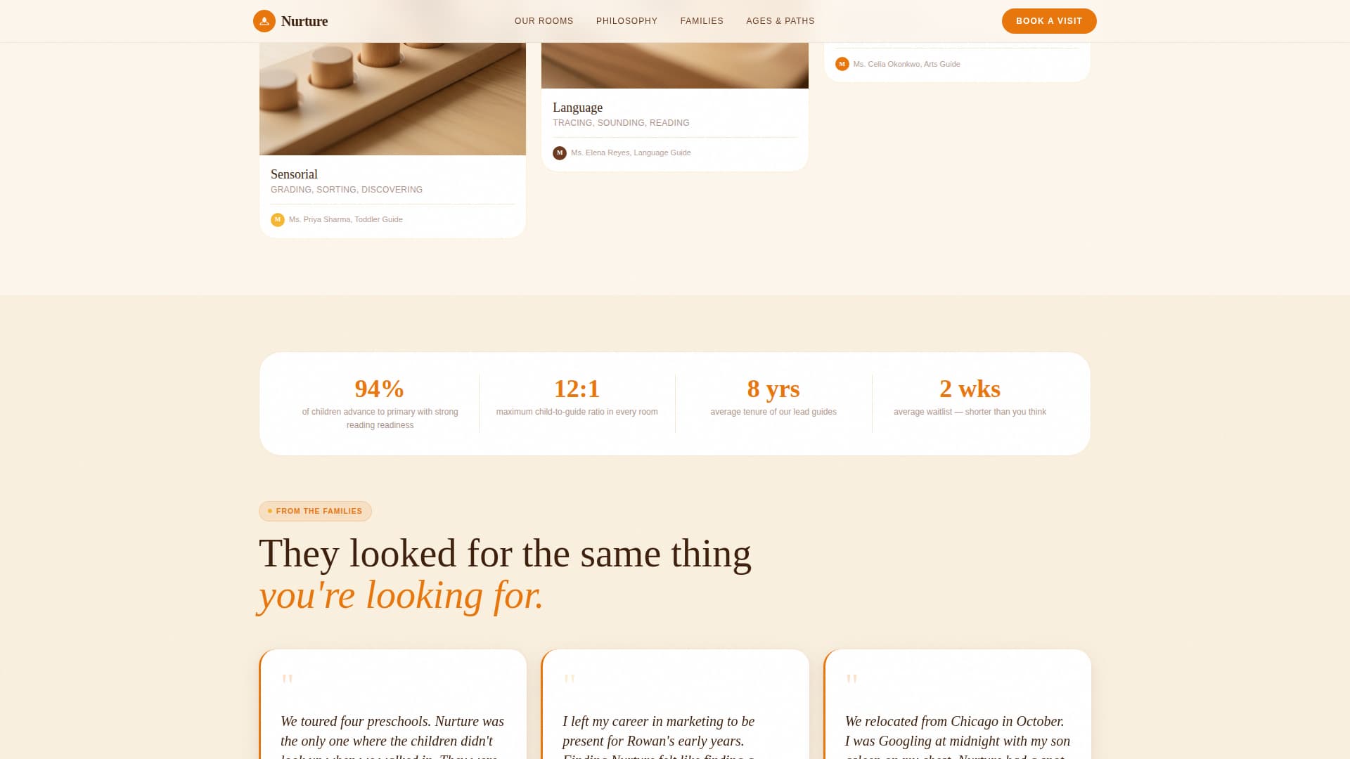 Daycare & Childcare Booking Website Template
