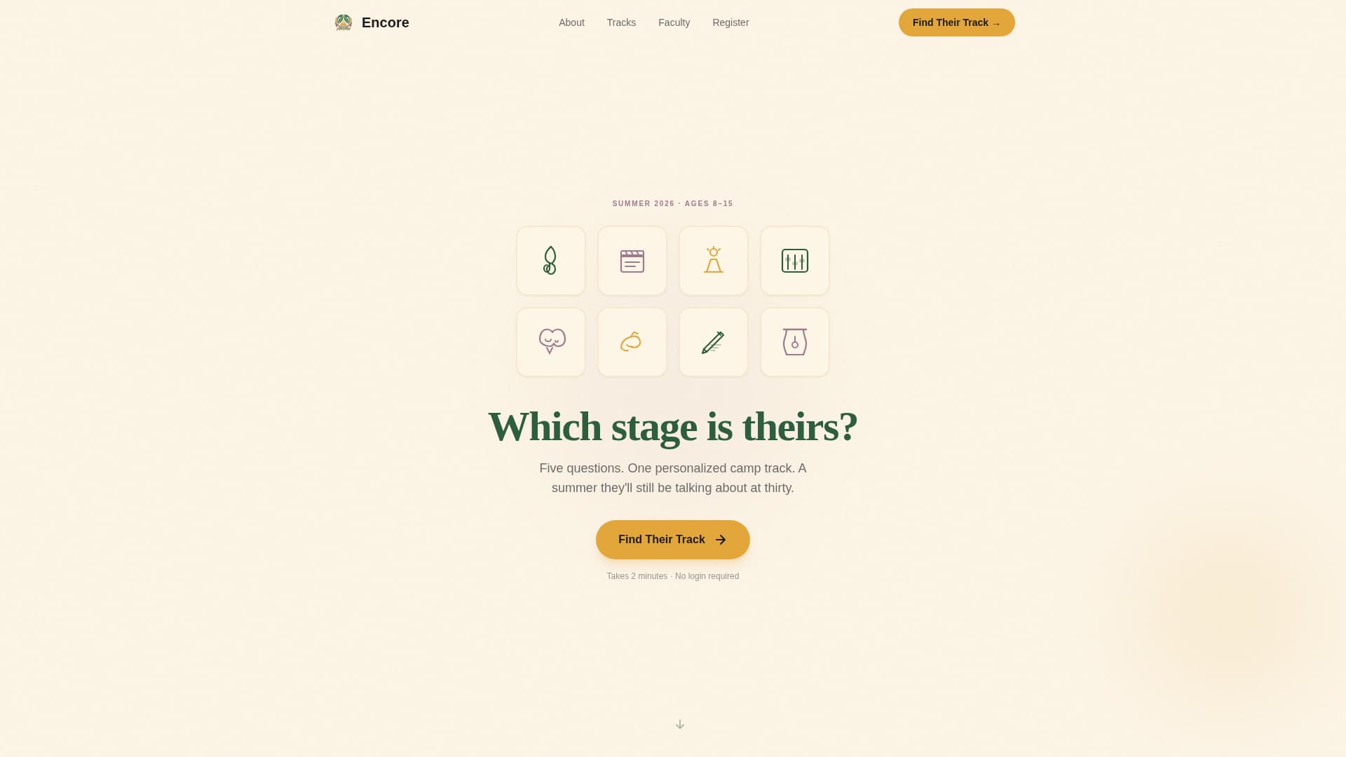 Summer Camp & Outdoor Program Specialist Professional Website Template