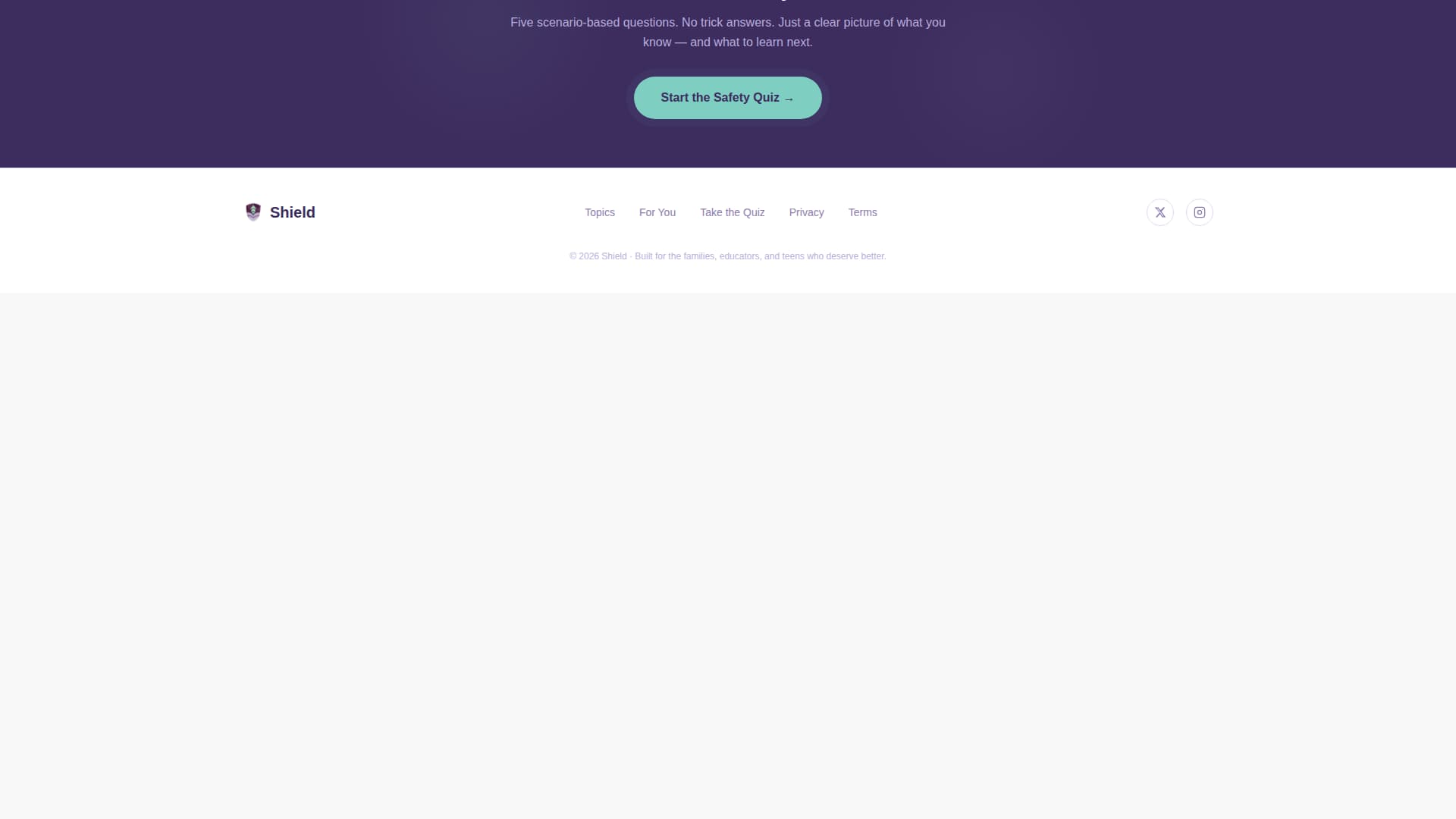 Kids Online Safety & Tech Education Website Template