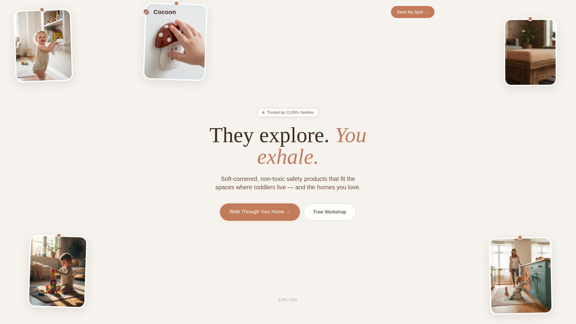 Preschool (3-5) Products & Directory Website Template