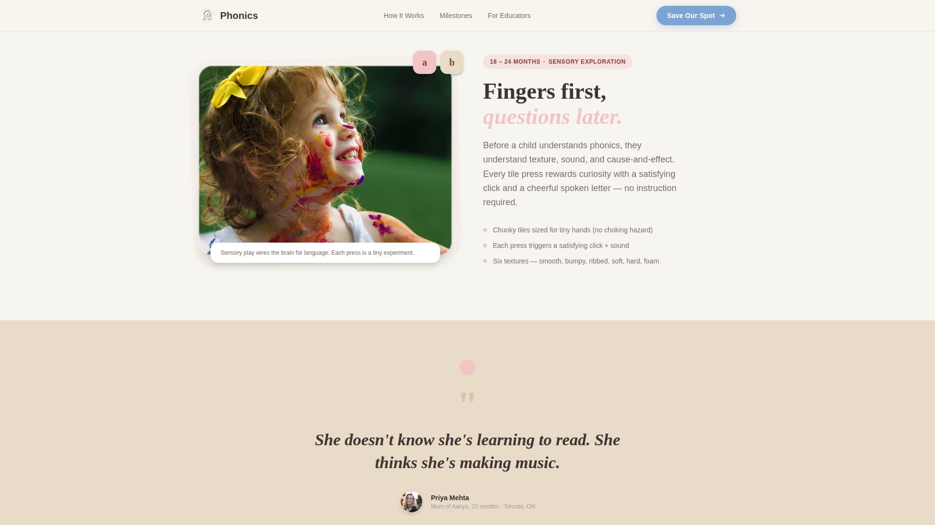 Education & Learning Toy Specialist Professional Website Template